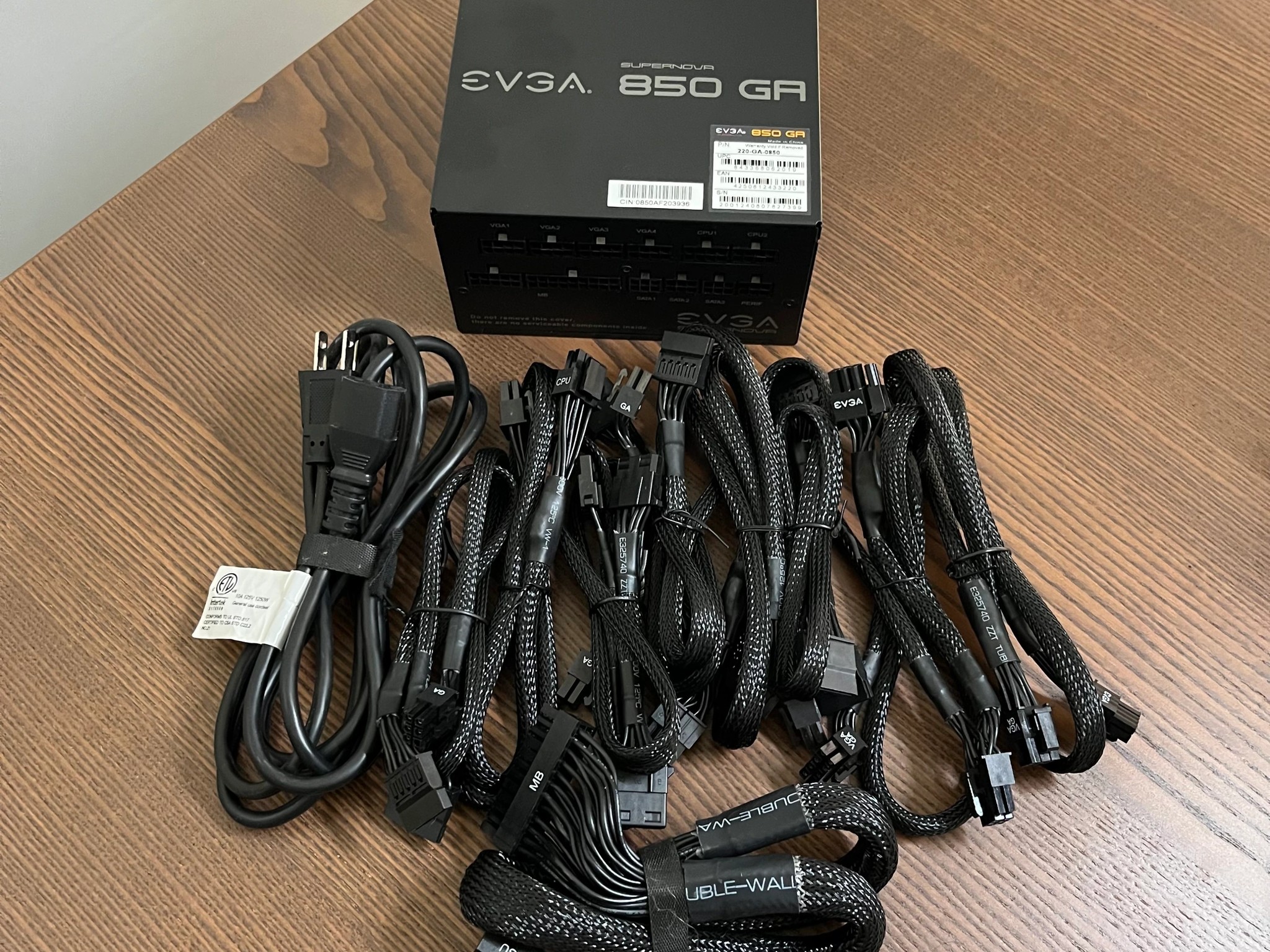 EVGA Supernova 850 GA, Used, Fully Functioning; See Description