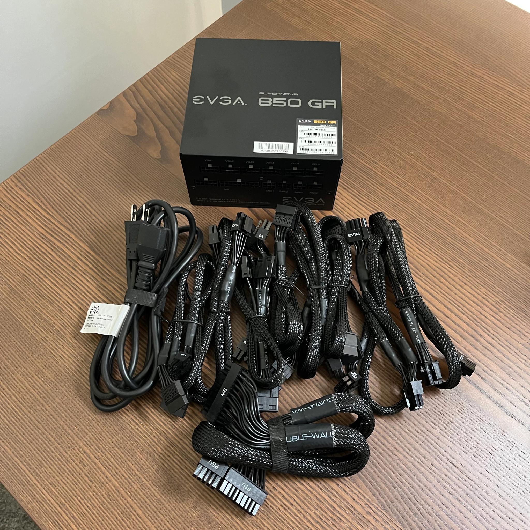 EVGA Supernova 850 GA, Used, Fully Functioning; See Description