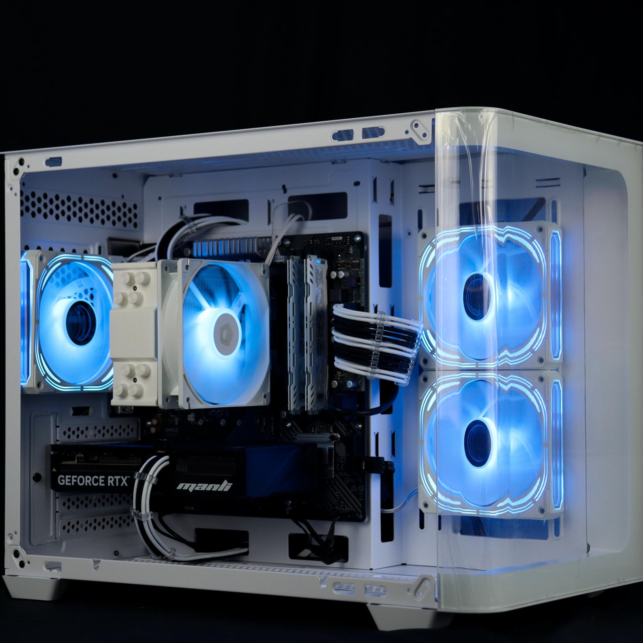 🧊❄️🧊 White Gaming PC – RTX 5060, Ryzen 5 5600, 16GB RAM, 1TB SSD - WiFi 🧊❄️🧊