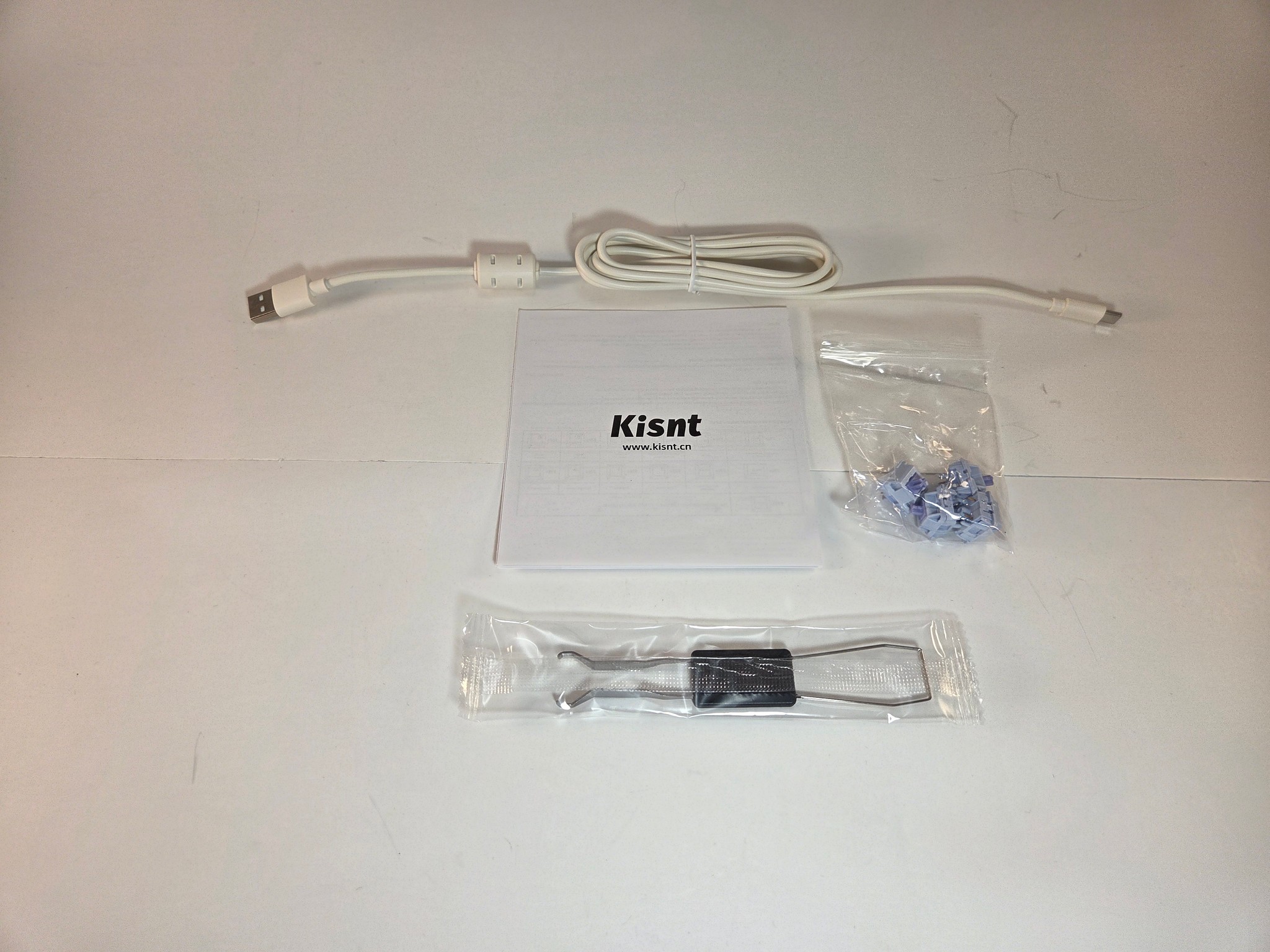 Kisnt 75% Mechanical Gasket Mounted Keyboard w/ Prelubed Bsun Linear Hot-Swappable Switches