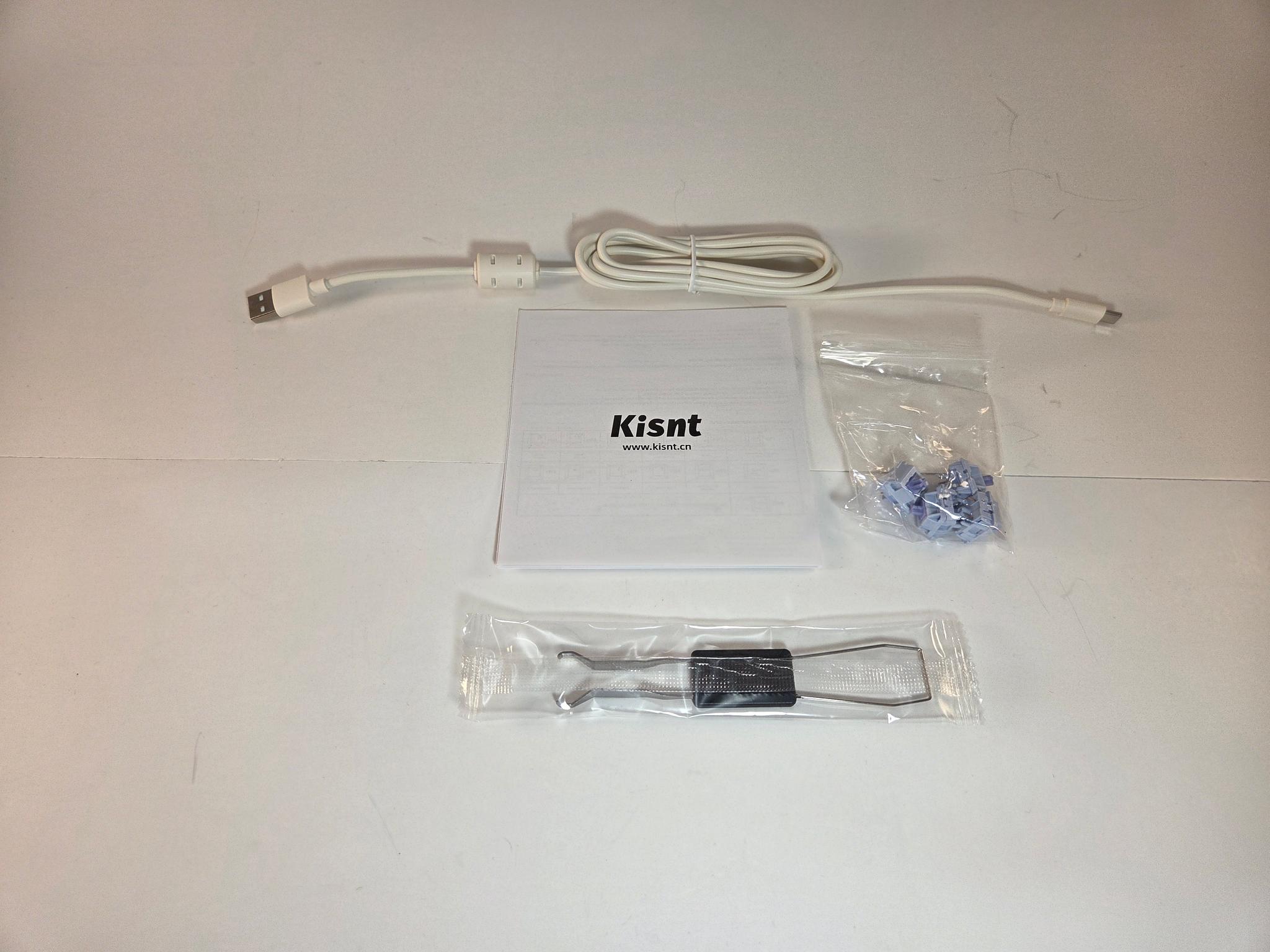 Kisnt 75% Mechanical Gasket Mounted Keyboard w/ Prelubed Bsun Linear Hot-Swappable Switches