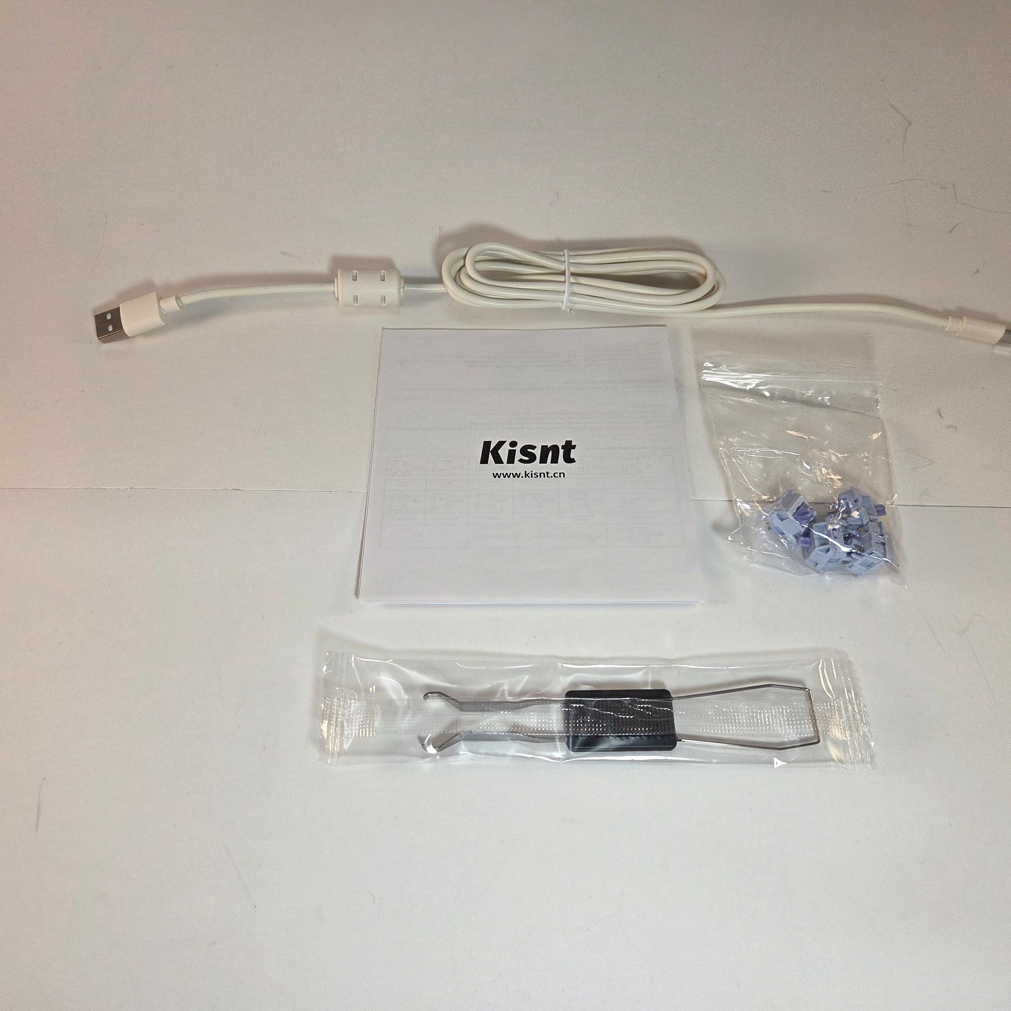 Kisnt 75% Mechanical Gasket Mounted Keyboard w/ Prelubed Bsun Linear Hot-Swappable Switches