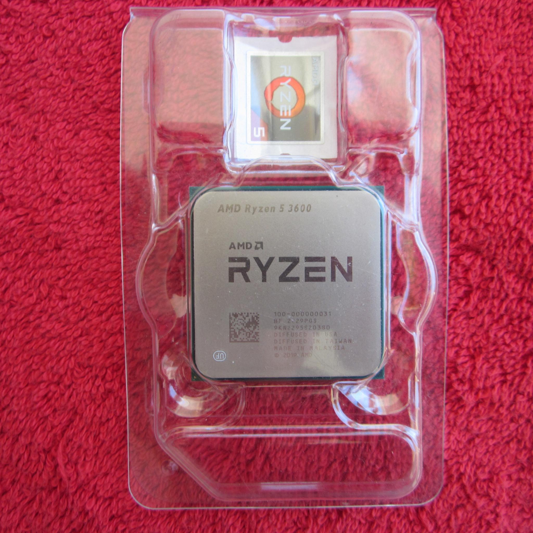 AMD Ryzen 5 3600 3.6GHz AM4 CPU with Cooler