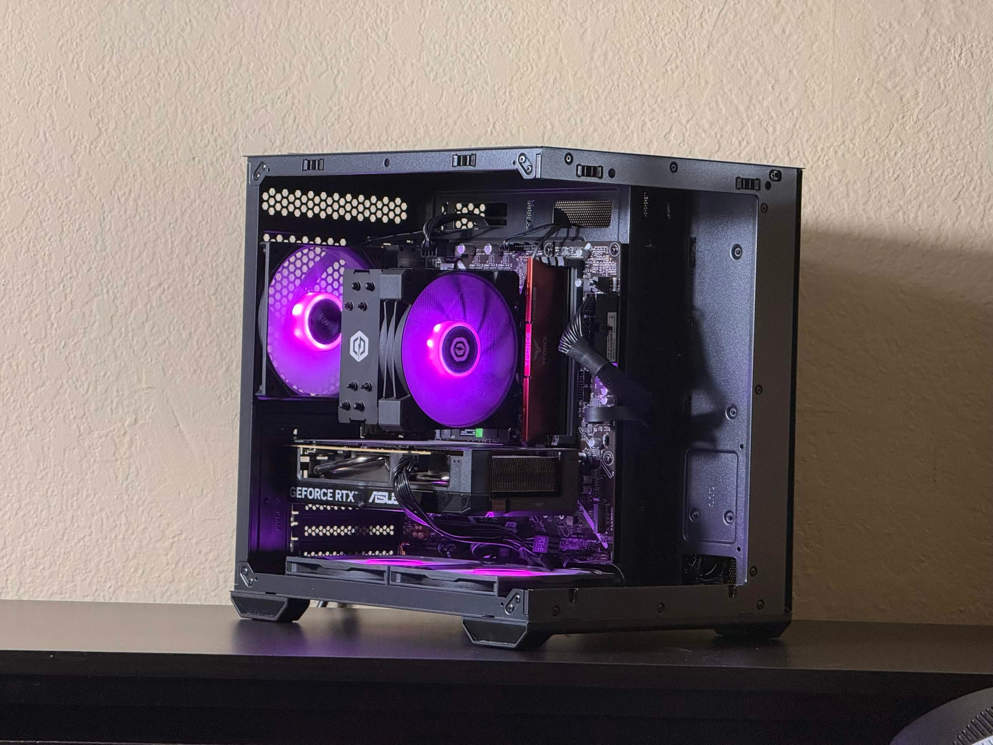 FREE SHIPPING 🖤🌈 Black RGB Gaming PC | RTX 5060 | Intel Core i5-14400F | 1TB NVME SSD | 16 GB DDR5