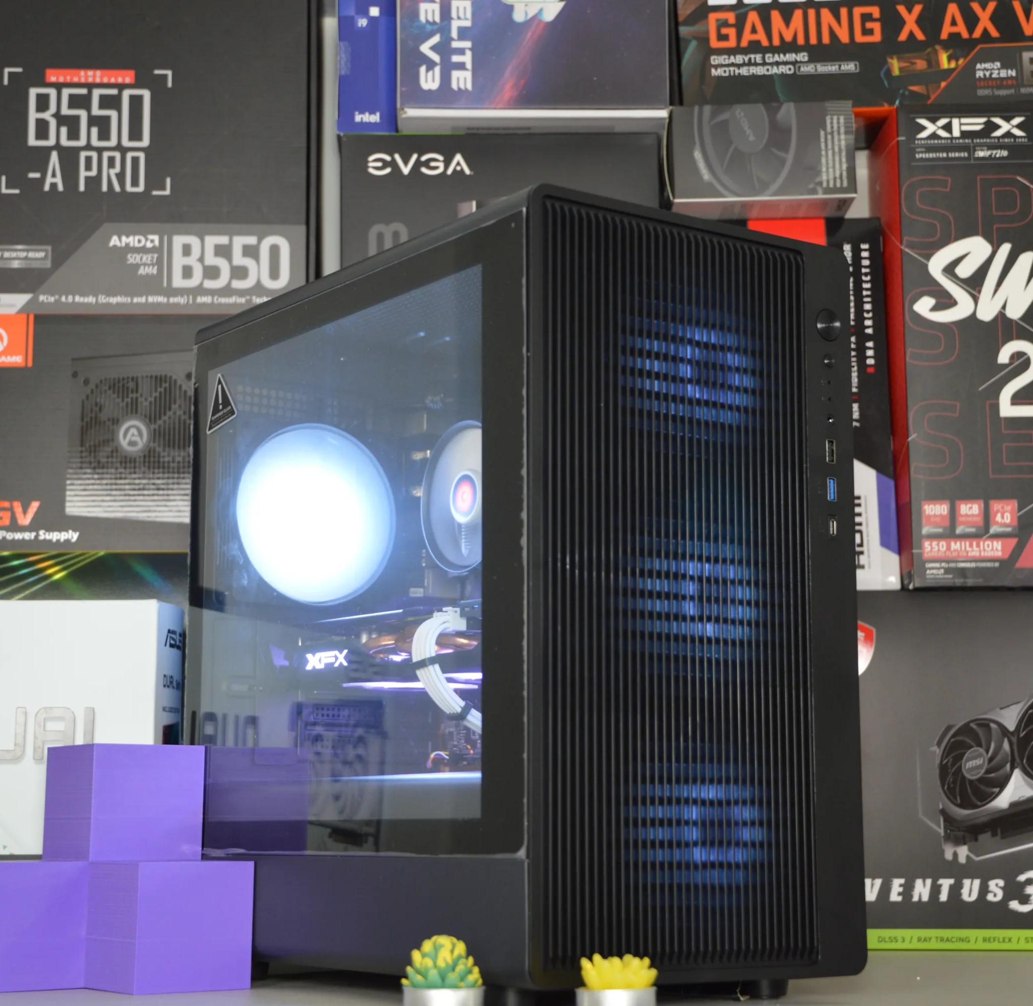 🏙️ BUDGET GAMING PC🏙️| RX 480 8GB | RYZEN 5 1500X | 16GB DDR4 RAM | 512GB NVME SSD | Blue Skies |