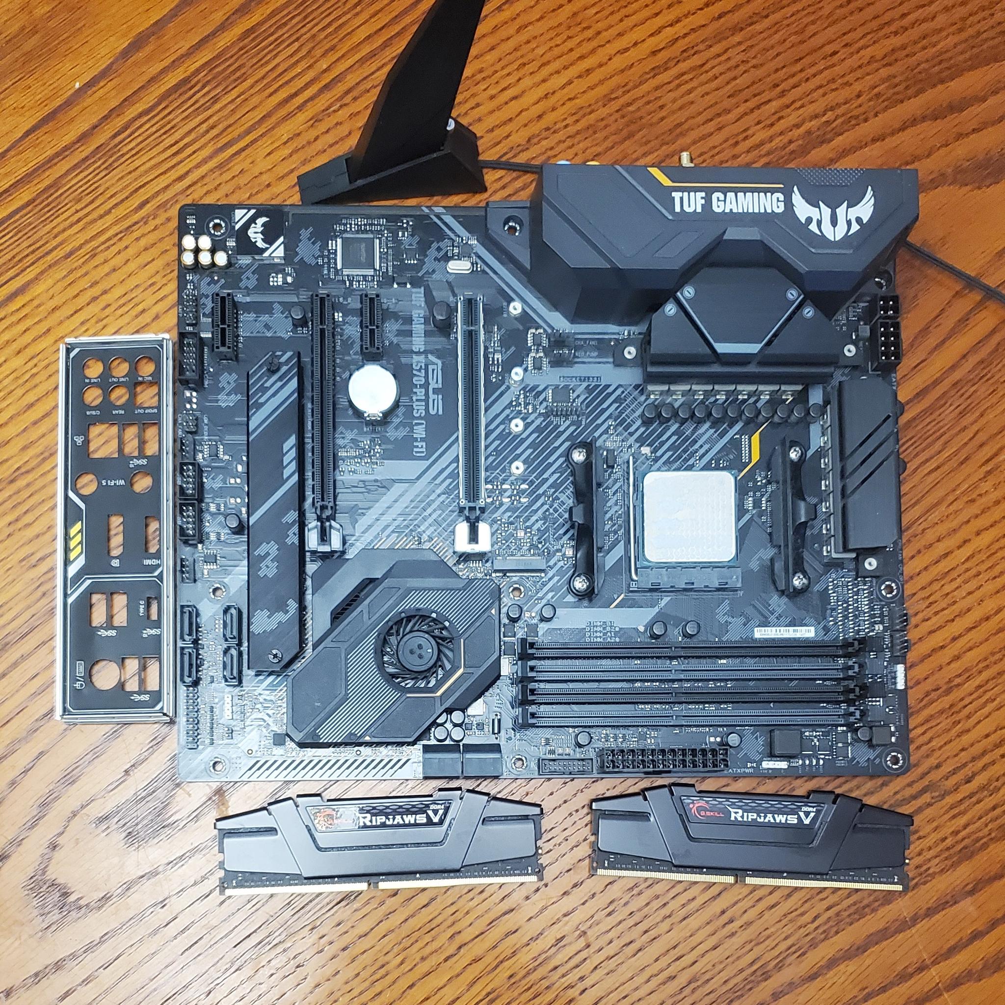 Pre-owned bundle AMD Ryzen 3950X CPU, ASUS TUF Gaming X570 BOARD, G.SKILL RipJaw 32GB RAM, Cooler