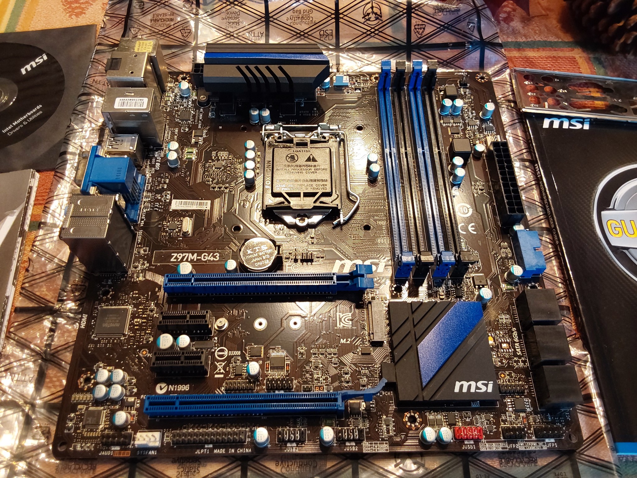 Working Combo! MSI Z97M + Intel Pentium 20th Anniv. Edition G3258 + Noctua NHL9i Cooler + 16GB DDR3