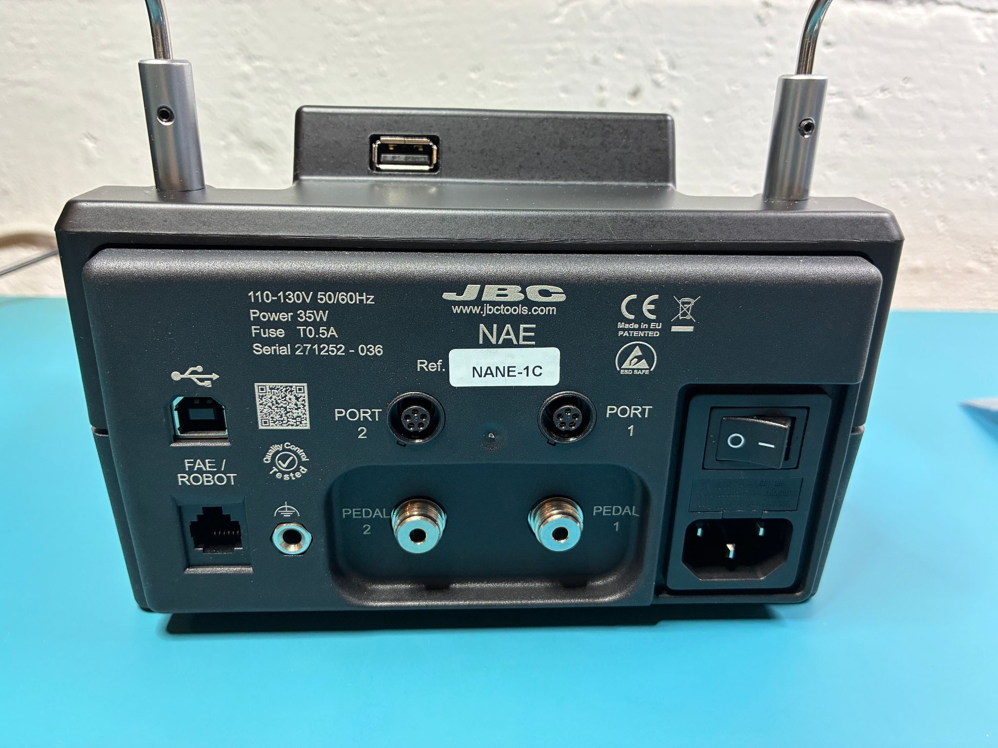 JBC NANE-1C Nano Rework Station + 2x NT115-A (Electronics Lab Equipment)