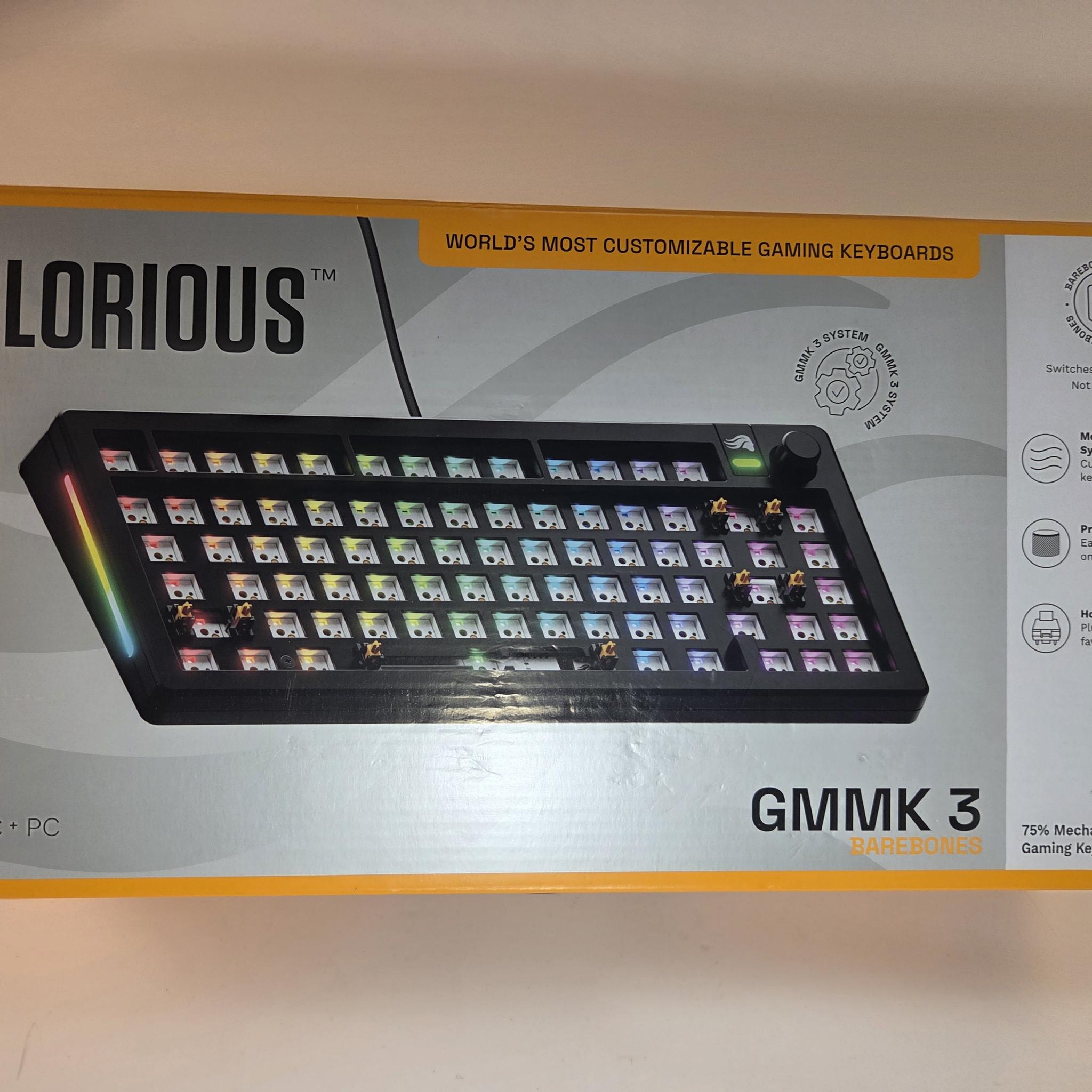 Glorious GMMK 3 75% Layout BareBones Kit w/ RGB13