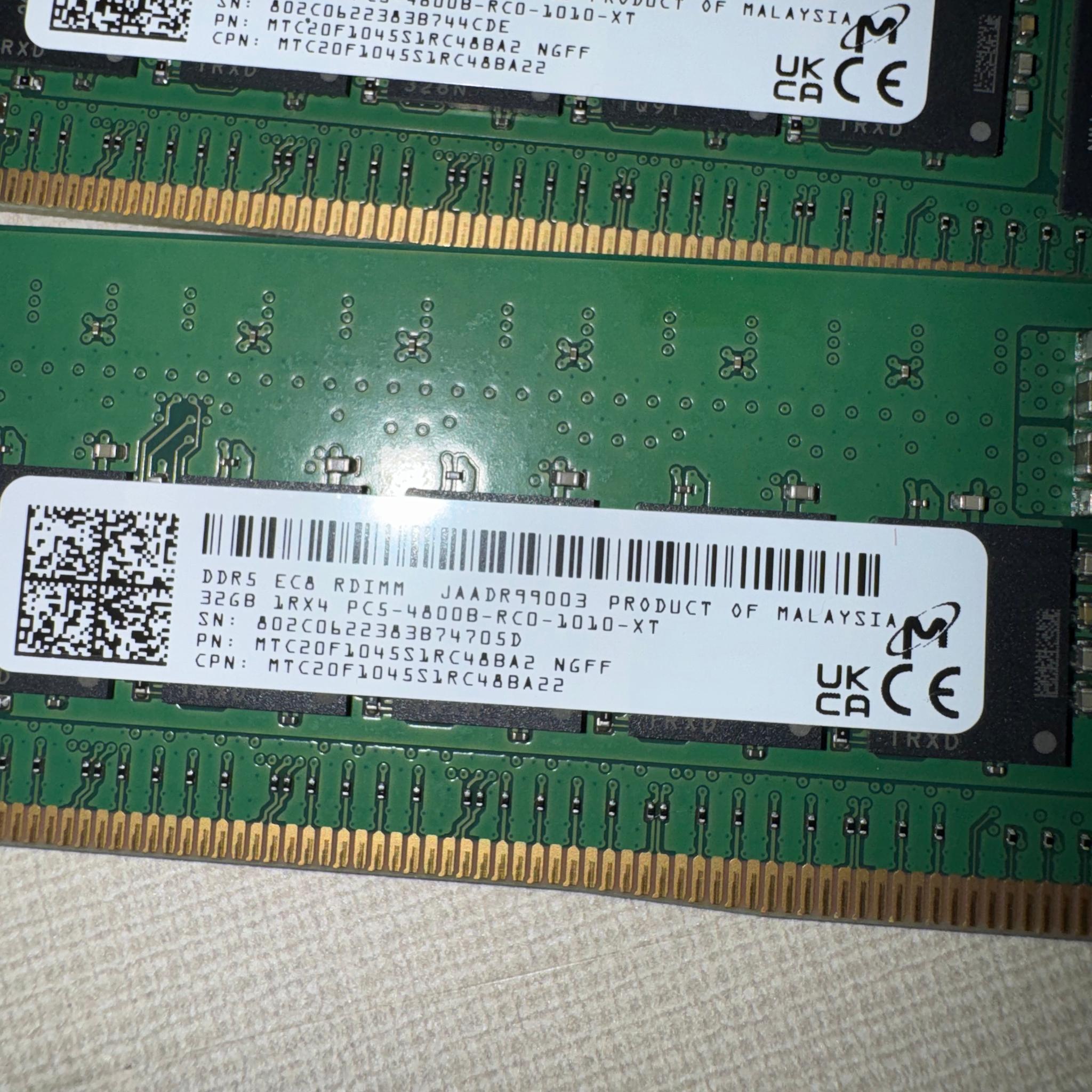Micron ddr5 ram 64gb