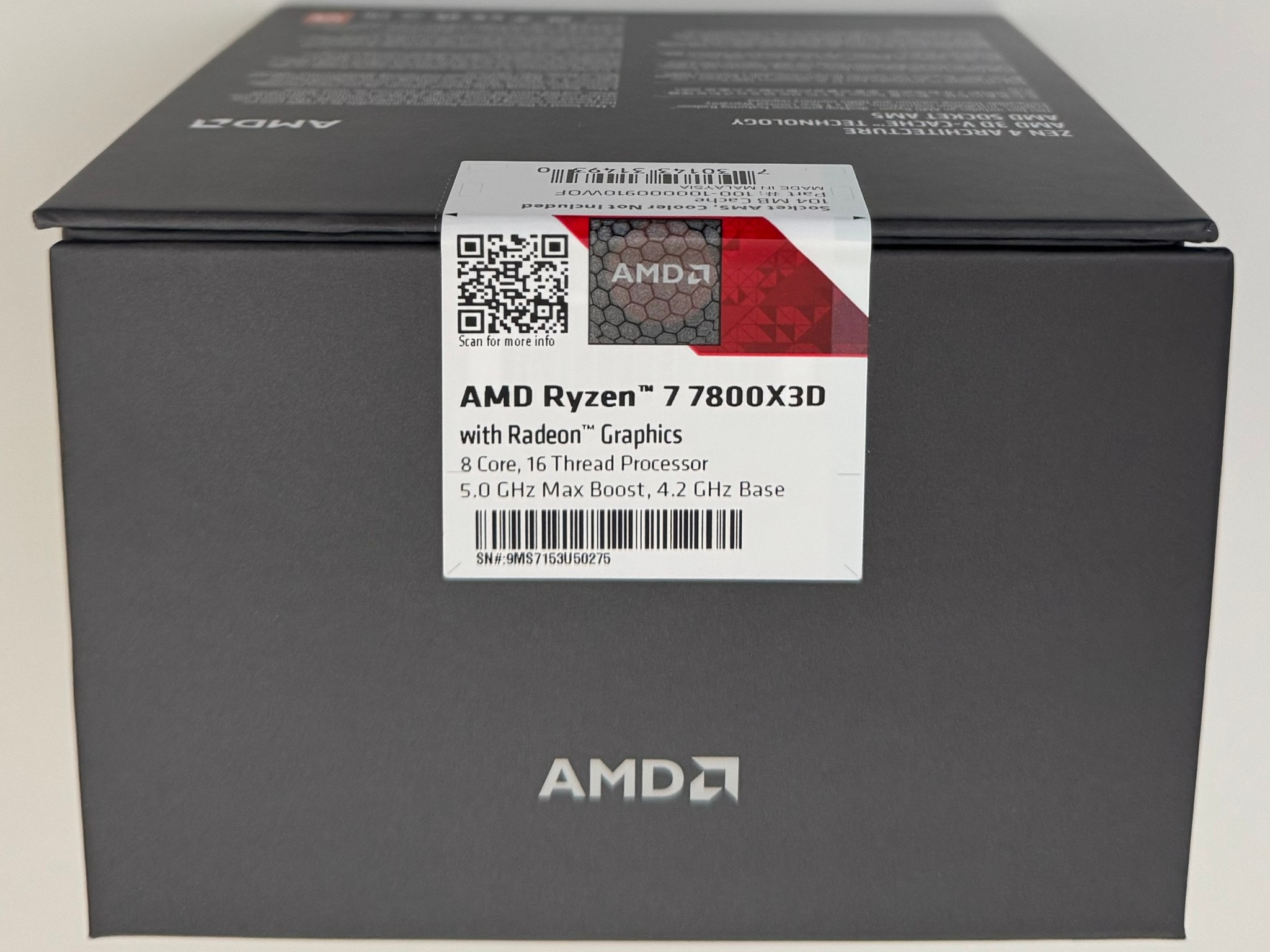 AMD Ryzen 7 7800X3D CPU + MSI PRO B850M-VC WIFI6E Socket AM5 B850 Micro-ATX Motherboard Combo