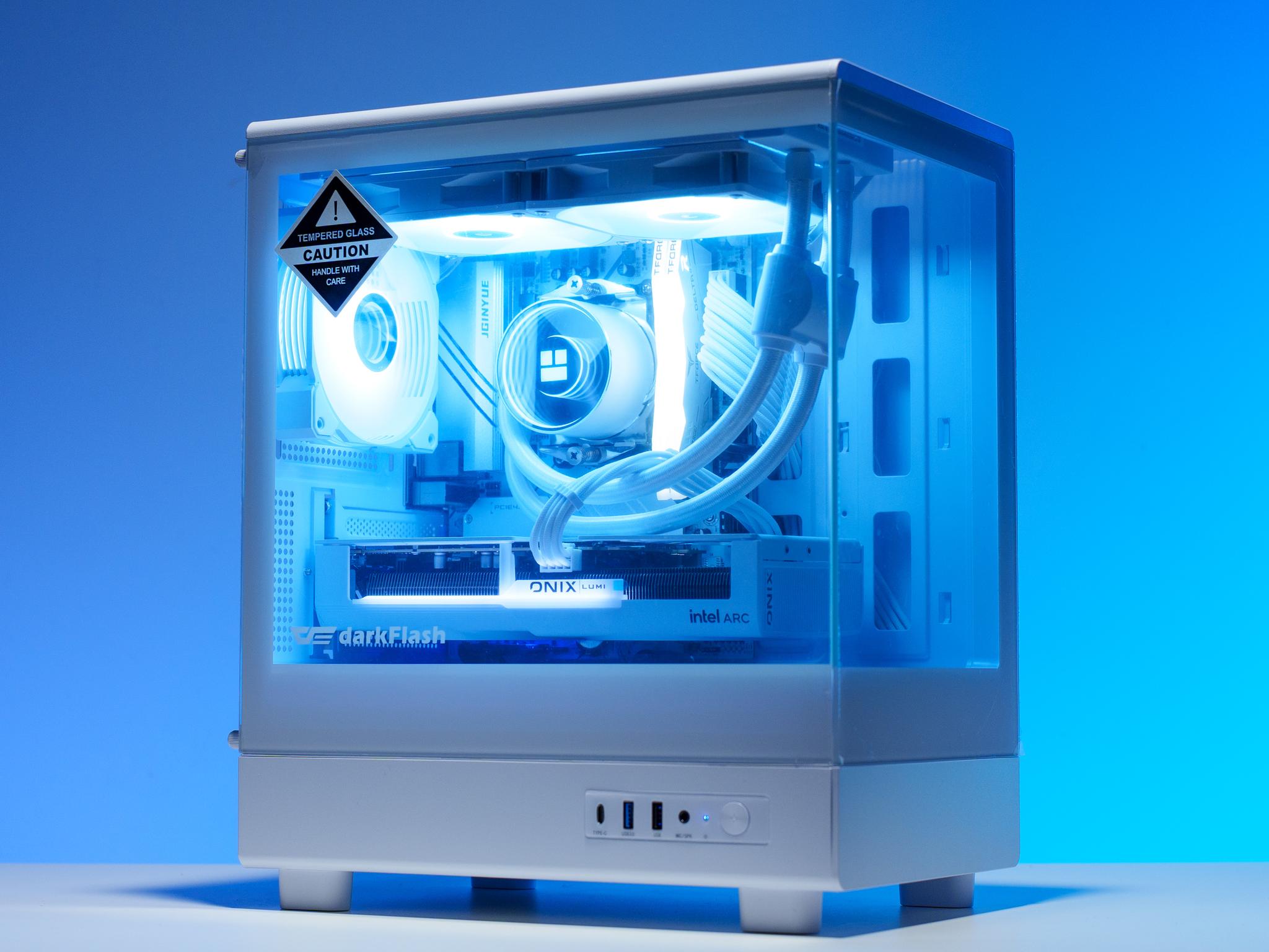 Pure White Gaming PC | Ryzen 5 7600x | Intel B580 | 32GB DDR5 RAM | 1TB m.2