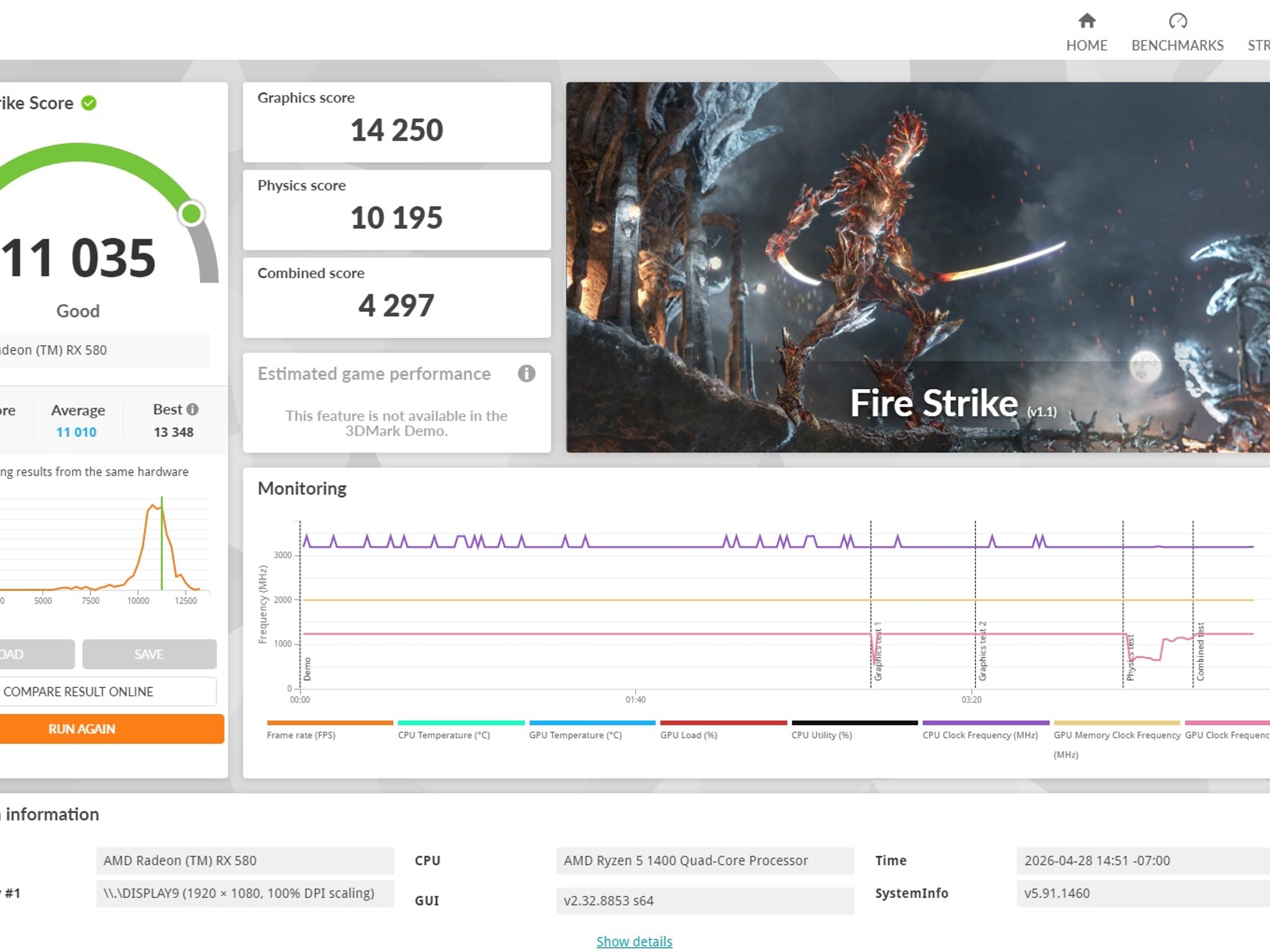 Budget Gaming Powerhouse! Ryzen 5 1400, RX 580 8GB, 8GB Ram