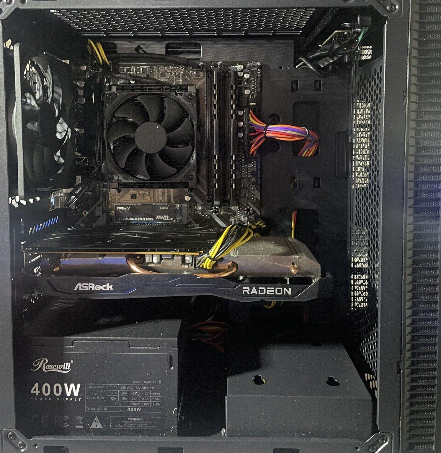 1080p Fortnite CoD Minecraft Overwatch Gaming PC AMD Ryzen 5 5600 (w/ Noctua Cooler) Radeon RX6600