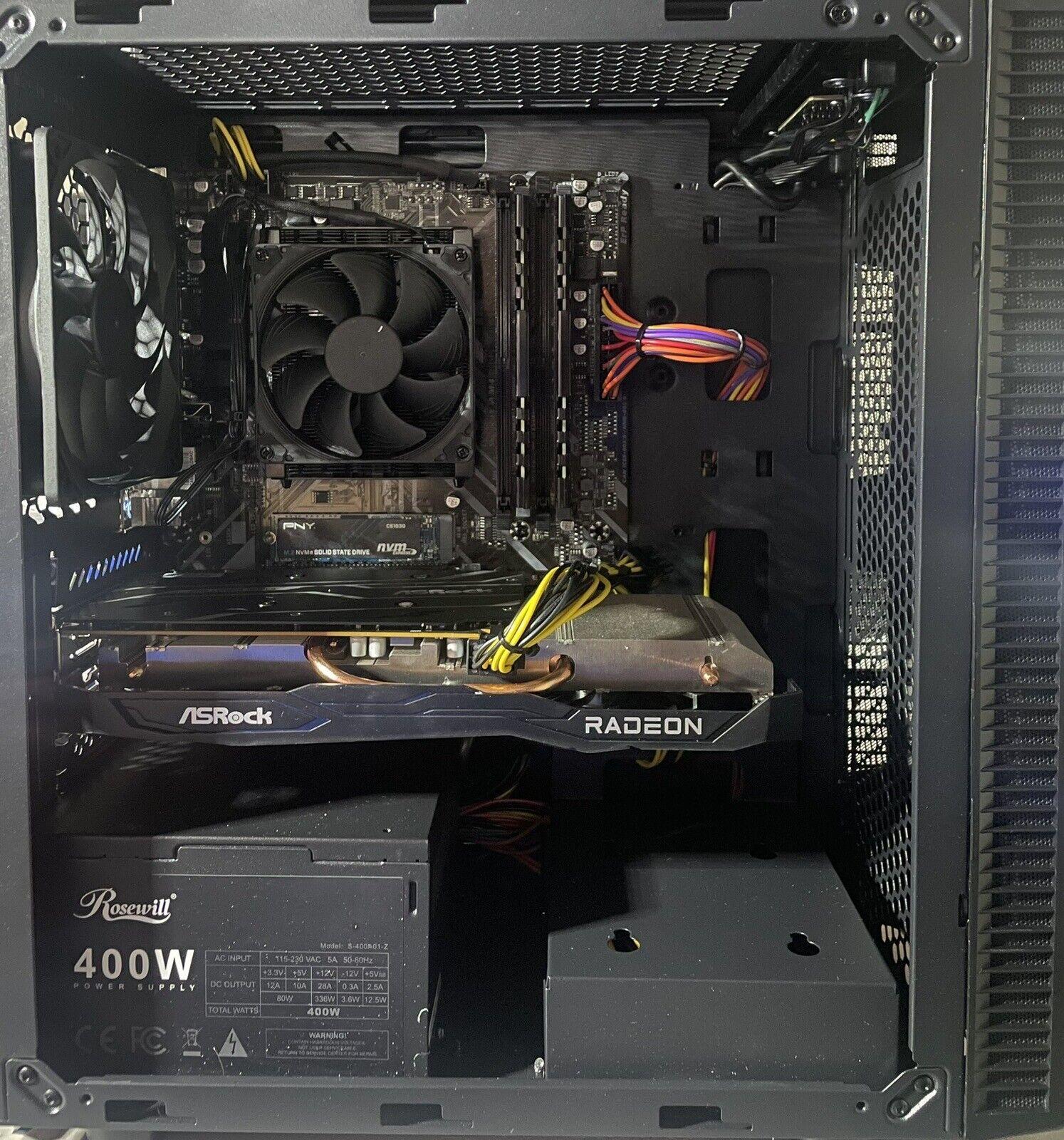 1080p Fortnite CoD Minecraft Overwatch Gaming PC AMD Ryzen 5 5600 (w/ Noctua Cooler) Radeon RX6600