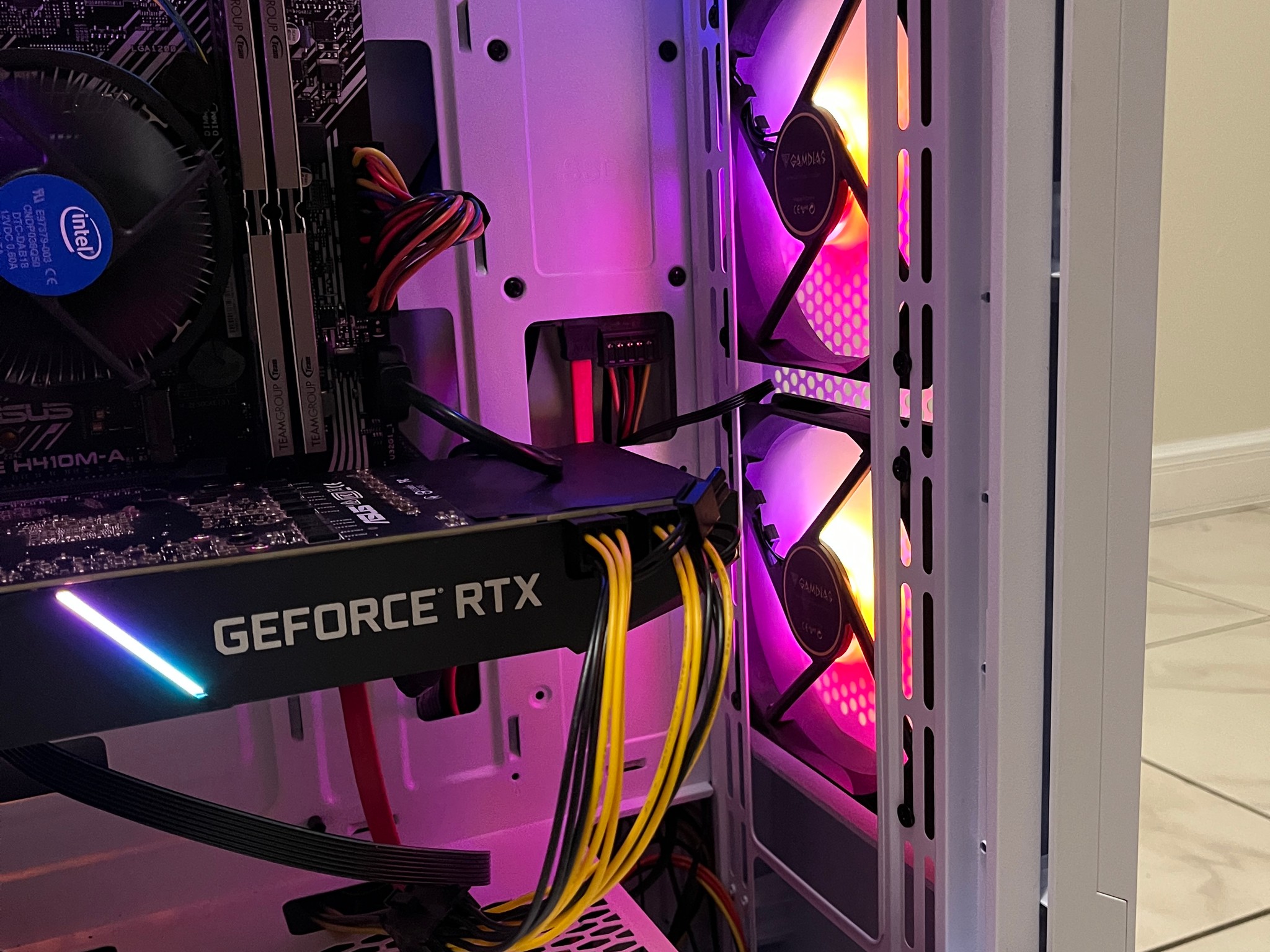 NVIDIA RTX 2070 Super, Intel i5-10400, 16GB RAM, 500 GB SSD, High FPS RGB Gaming PC w/ Wi-Fi
