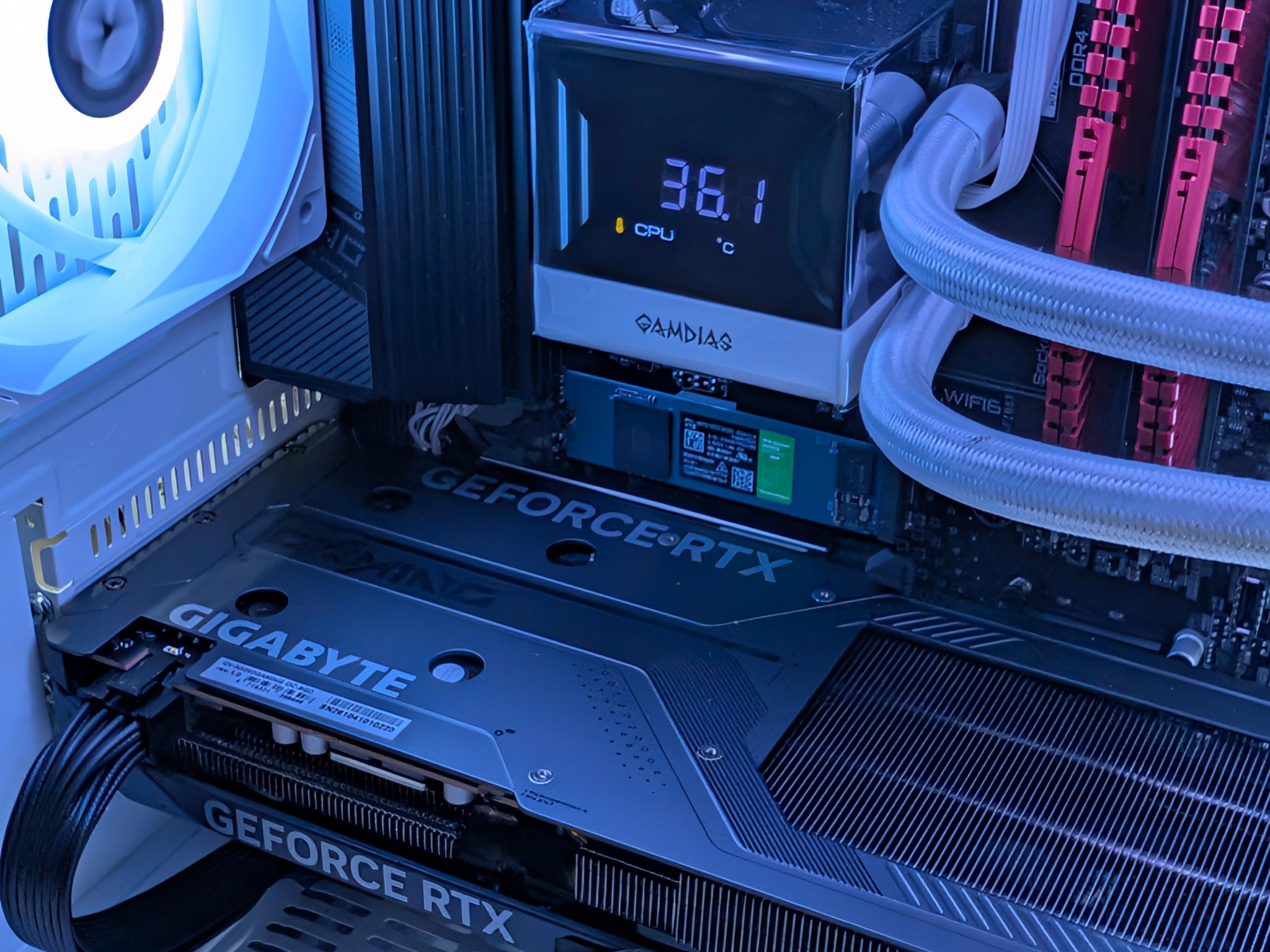 Liquid Cooled Gaming PC | RTX 5060 / Ryzen 5 / 16GB DDR4 / 1TB NVMe / Wi-Fi