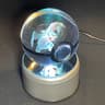 Charizard Large Crystal Ball With Rotating RGB Stand