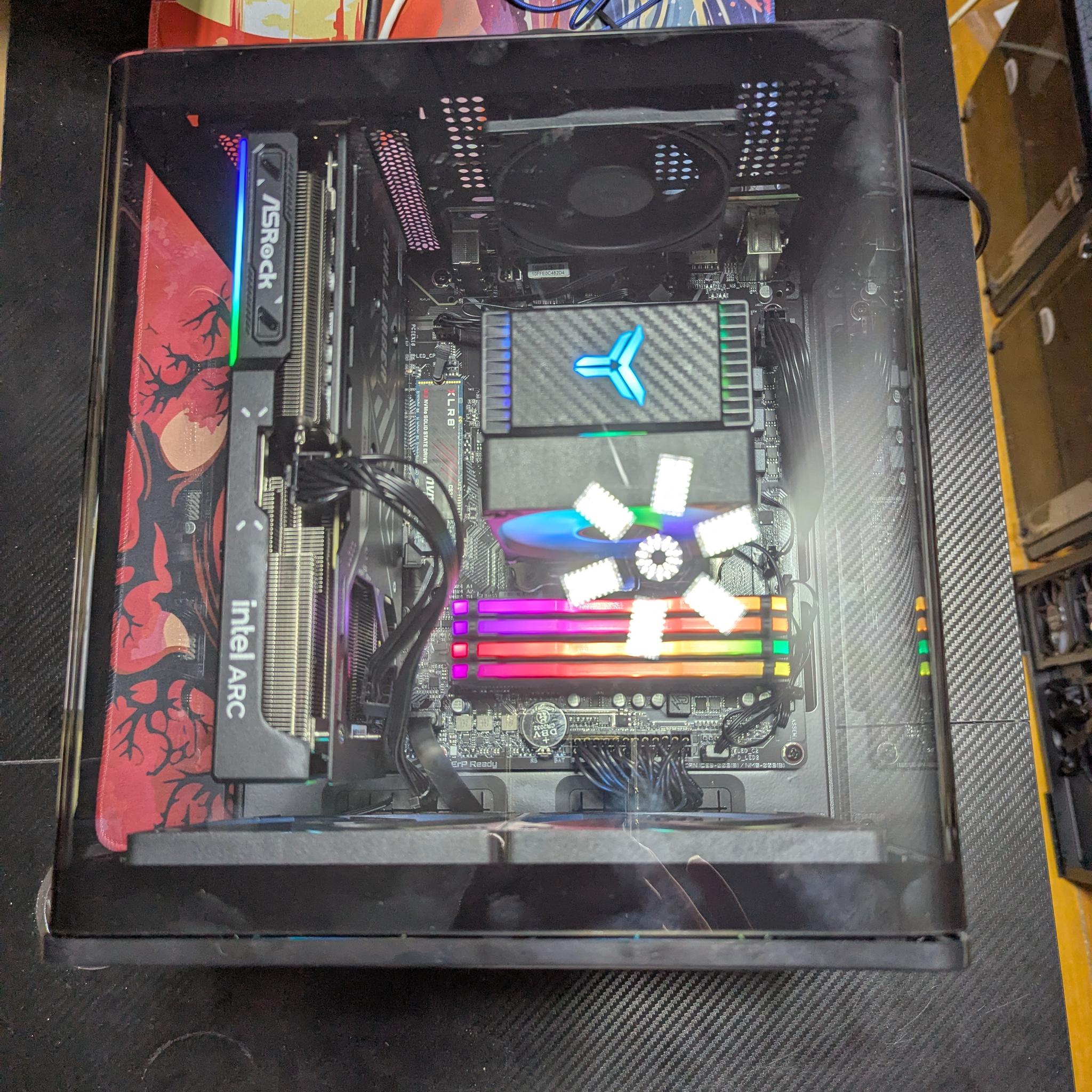 AMD Ryzen 7 5800XT|ASRock ARC B580 12GB|32GB DDR4 RGB 3200Mhz|1TB NVME SSD M.2|Windows 11 Home