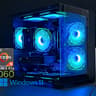 Airflow King 👑 RTX 5060 | Ryzen 5 8400F | 32GB DDR5 | Digital CPU Display | 1TB SSD | WiFi!