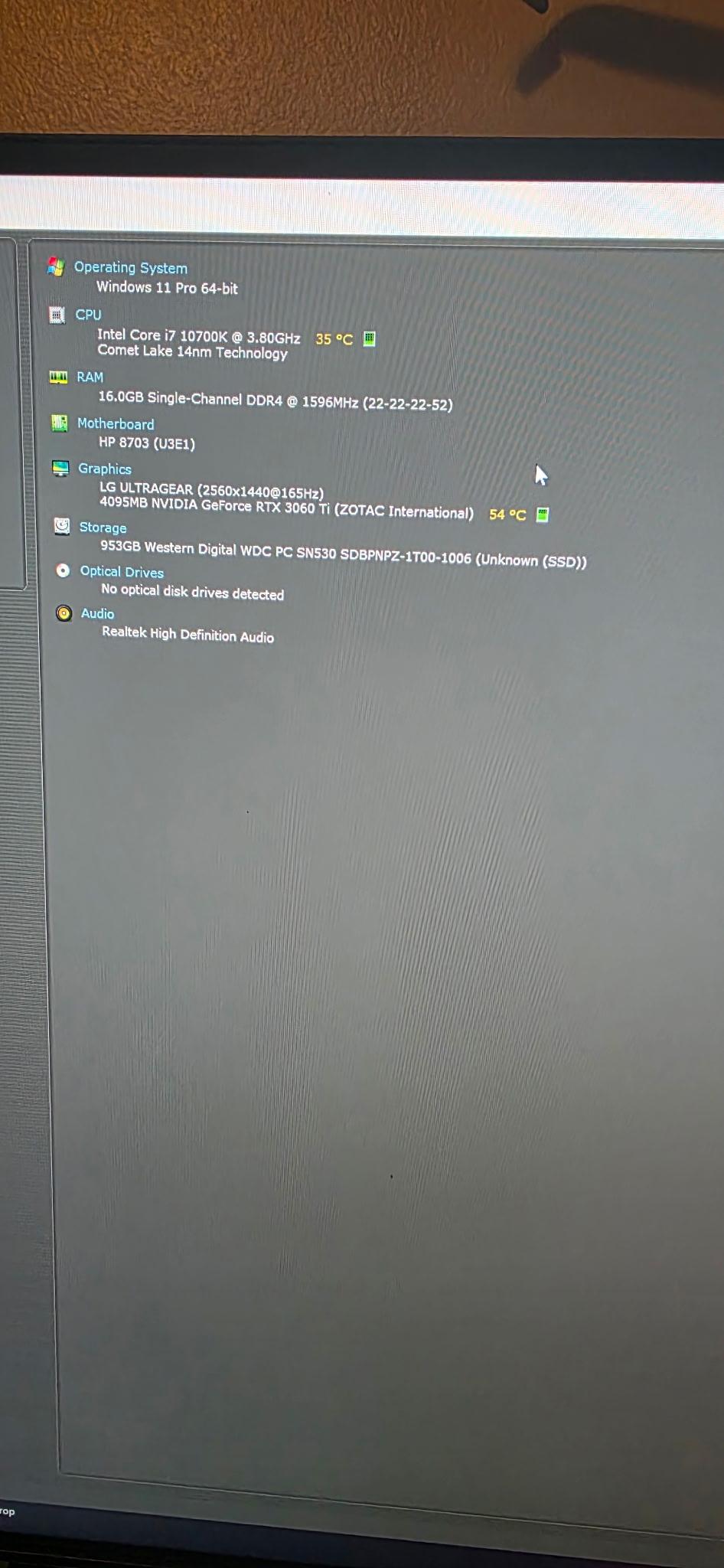 Hp omen pc, liquid cooled