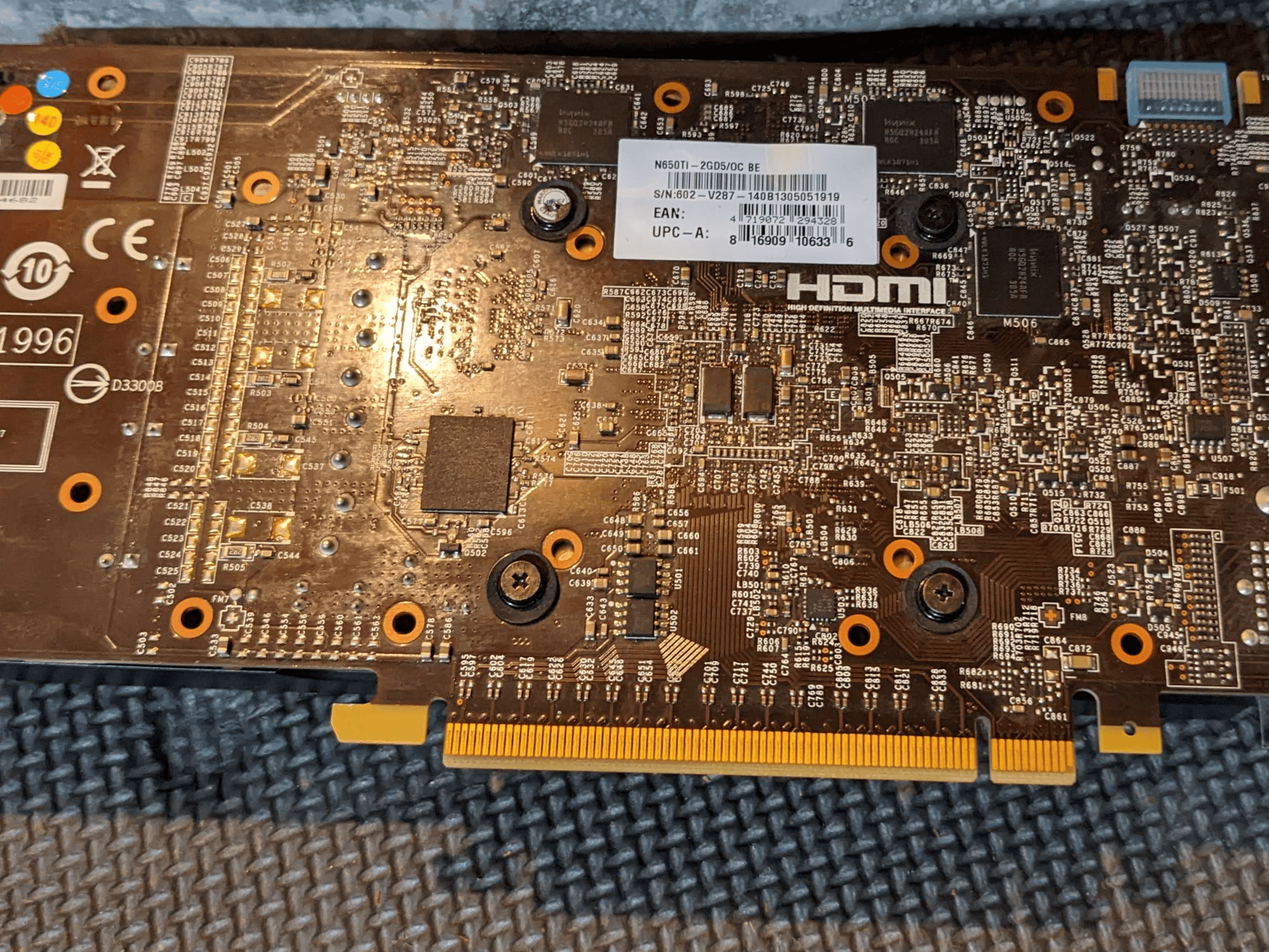 MSI Nvidia GeForce GTX 650 Ti 2 GB GDDR5 PCI Express x16 Desktop Video Card -Good Condition