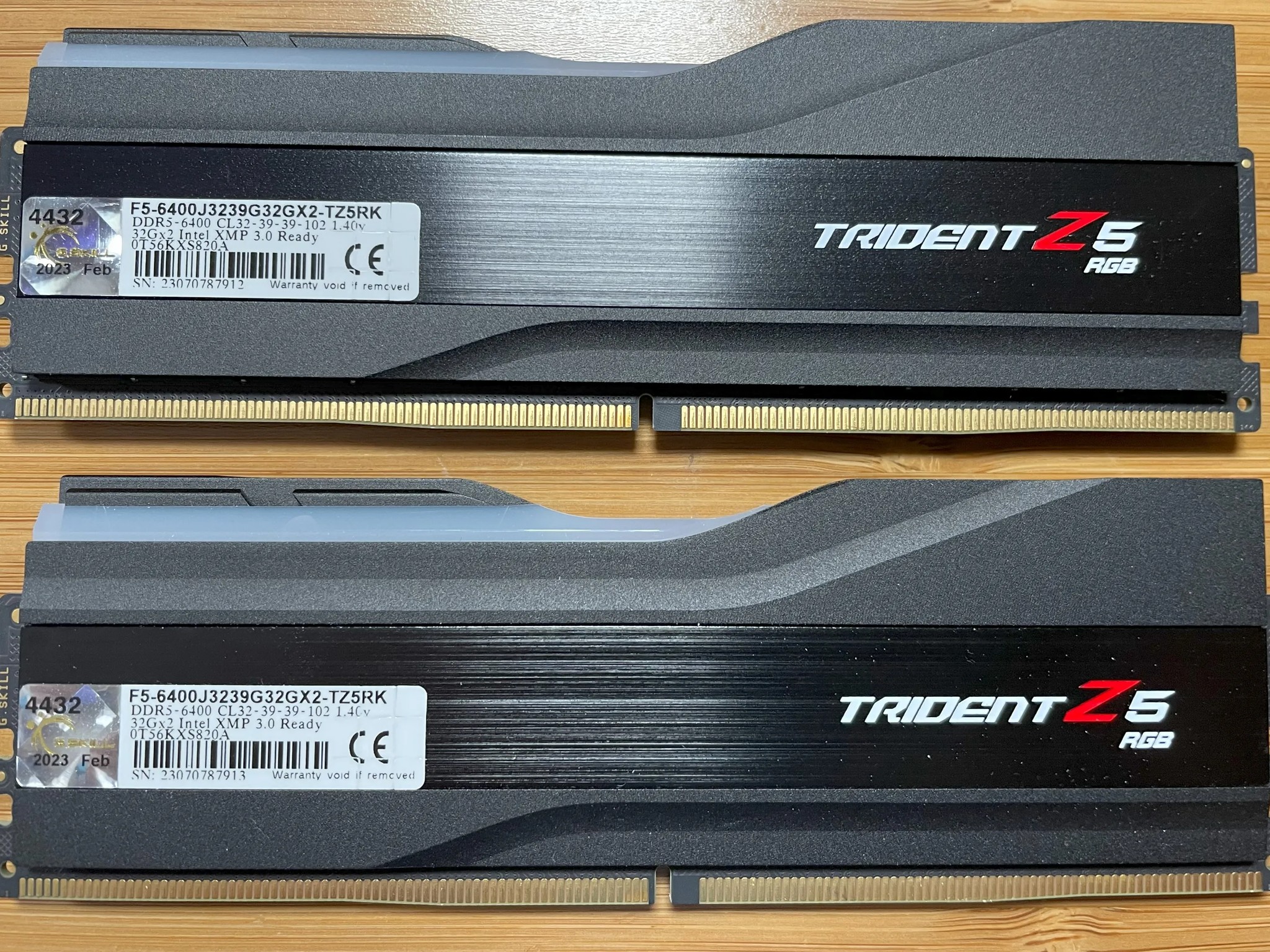 G.SKILL Trident Z5 RGB Series (Intel XMP 3.0) DDR5 RAM 64GB (2x32GB)