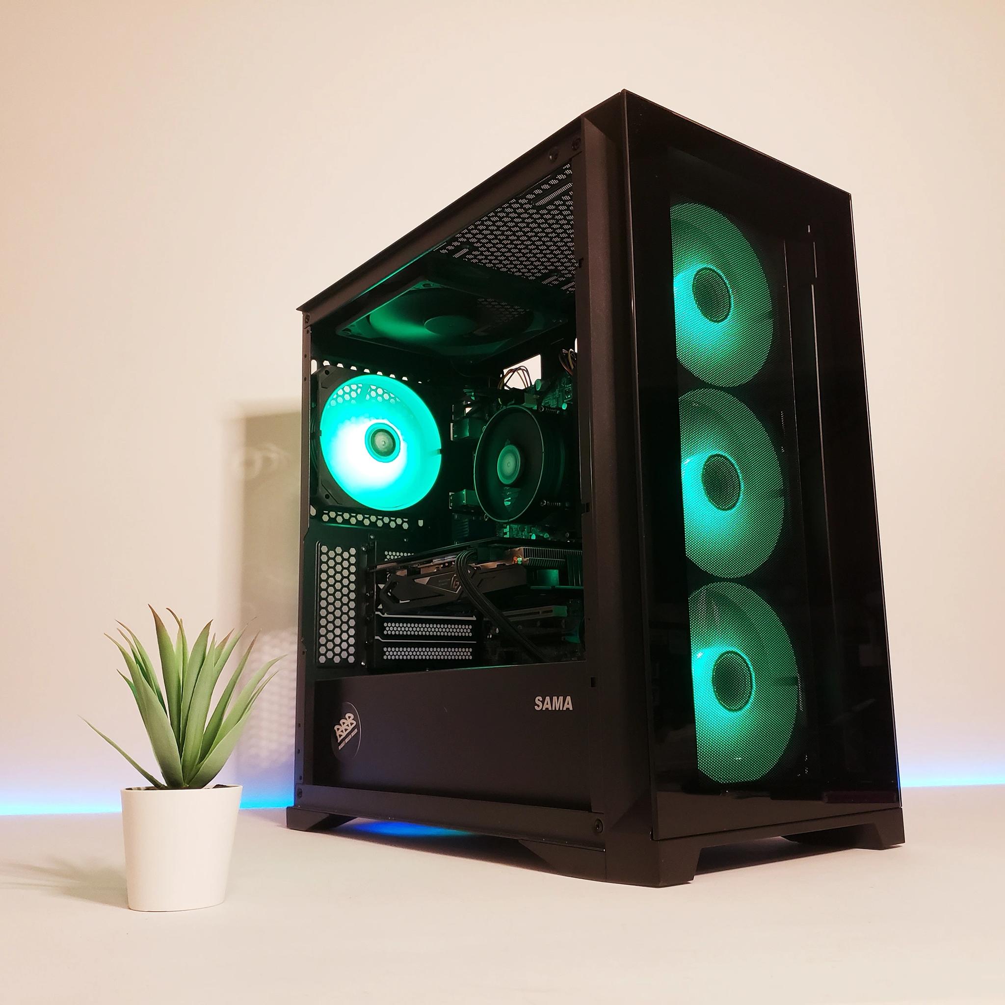 Budget Gaming PC | ⚙️RX570 | Changeable RGB Lighting ✨ |