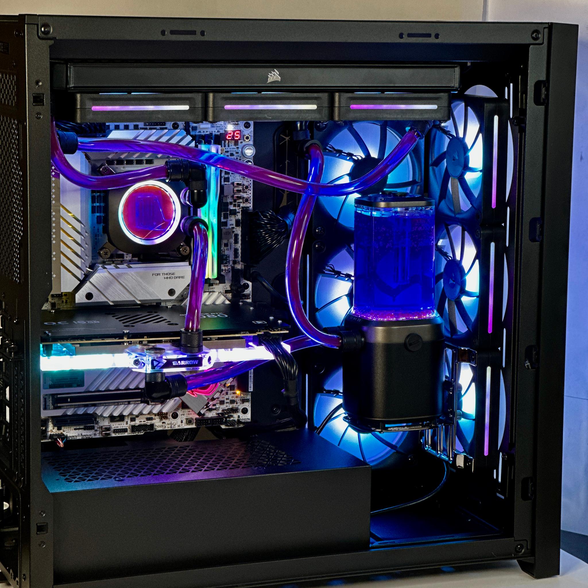 Custom gaming PC water cooled GPU + CPU RTX 5080 | i9-14900KS