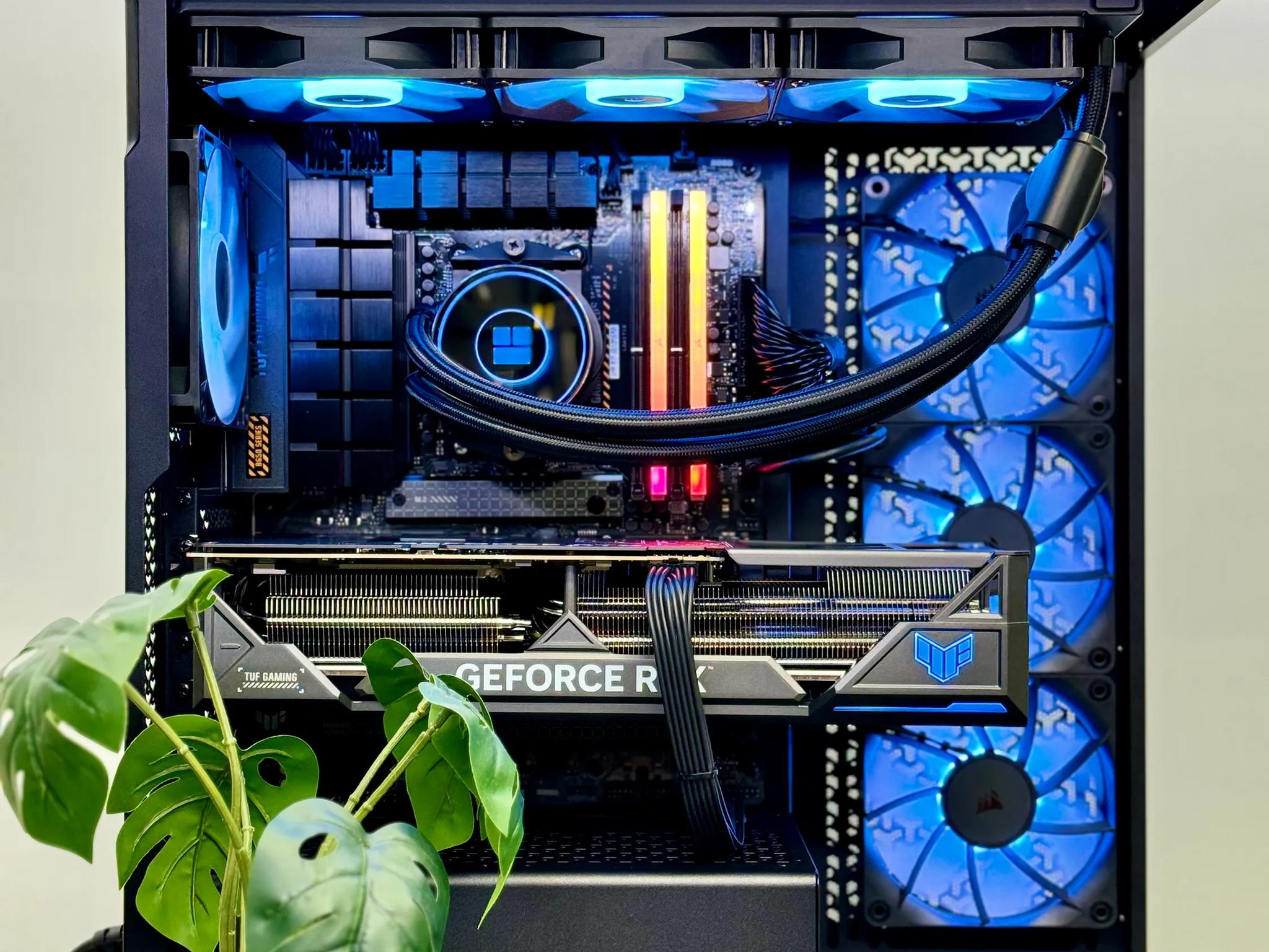 Dominator Super Gaming PC | Asus 4080 SUPER OC 7800x3D 2TB SSD NVMe Corsair 32GB DDR5 Corsair 1000w