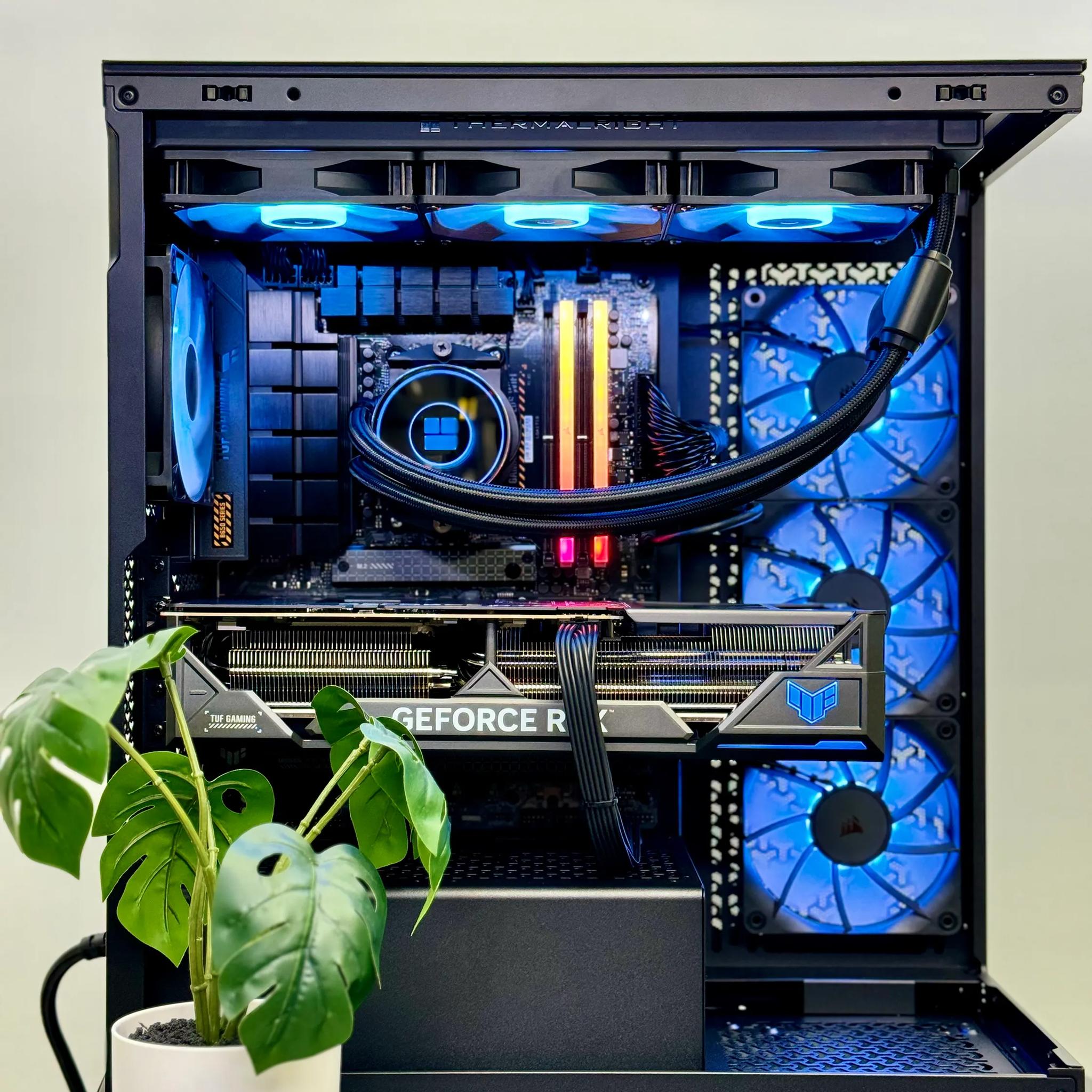 Dominator Super Gaming PC | Asus 4080 SUPER OC 7800x3D 2TB SSD NVMe Corsair 32GB DDR5 Corsair 1000w