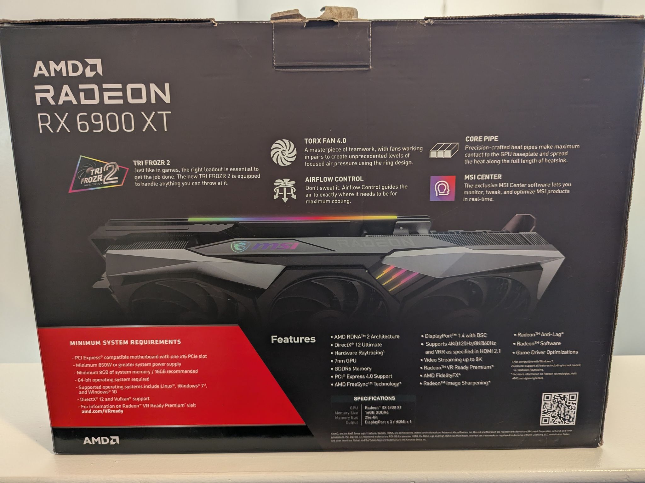 MSI Radeon RX 6900 XT GAMING Z TRIO 16G