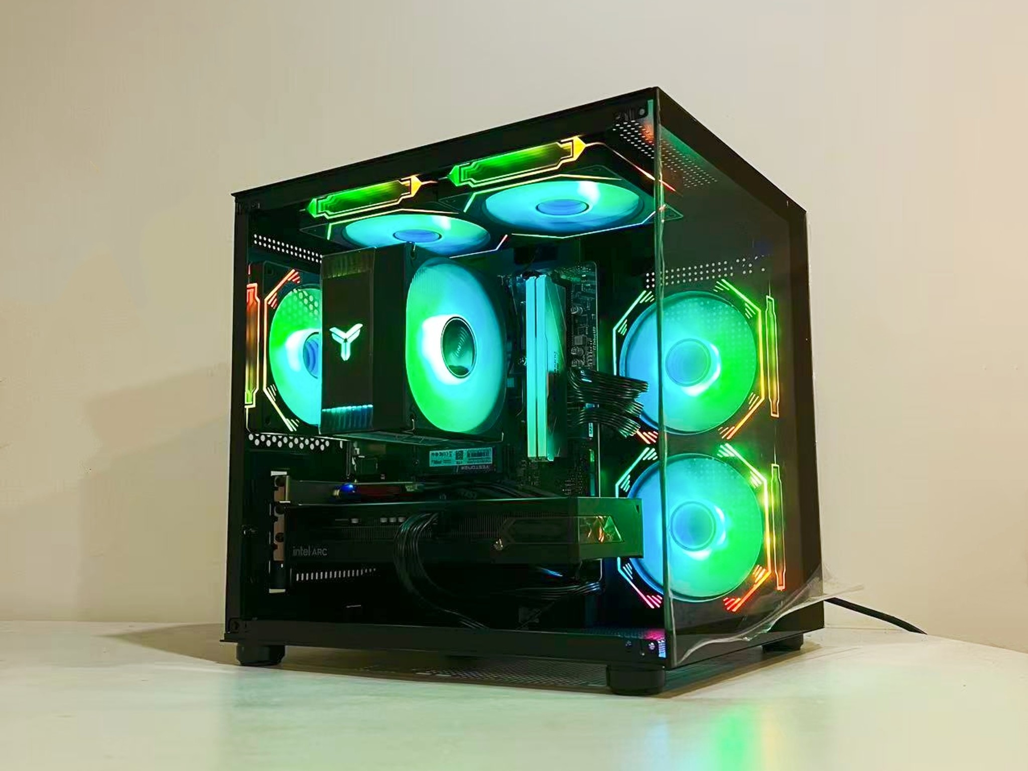 🔥For Sale🔥 Arc B580 12G|R5-5600|1TB M.2|16GB RAM|ARGB Fans|WIFI||DepxTech Pre-Built PC