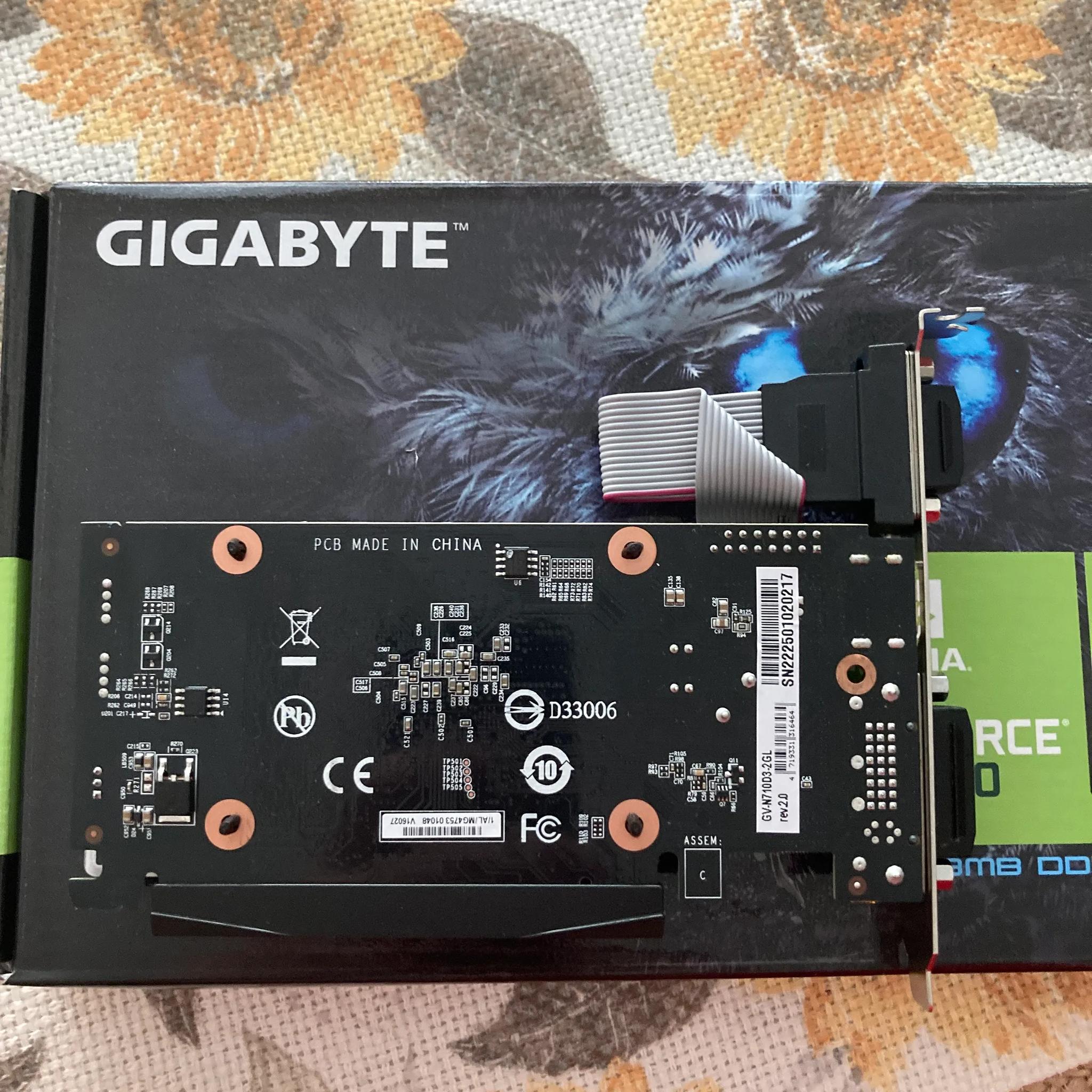 Gigabyte NVIDIA Geforce GT 710 2gb