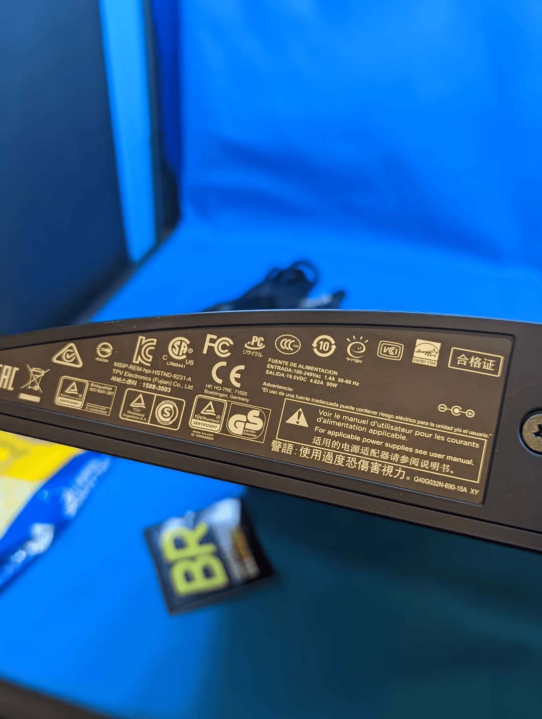 HP OMEN 32" 1440p 75hz HDMI DP Gaming Monitor Screen 