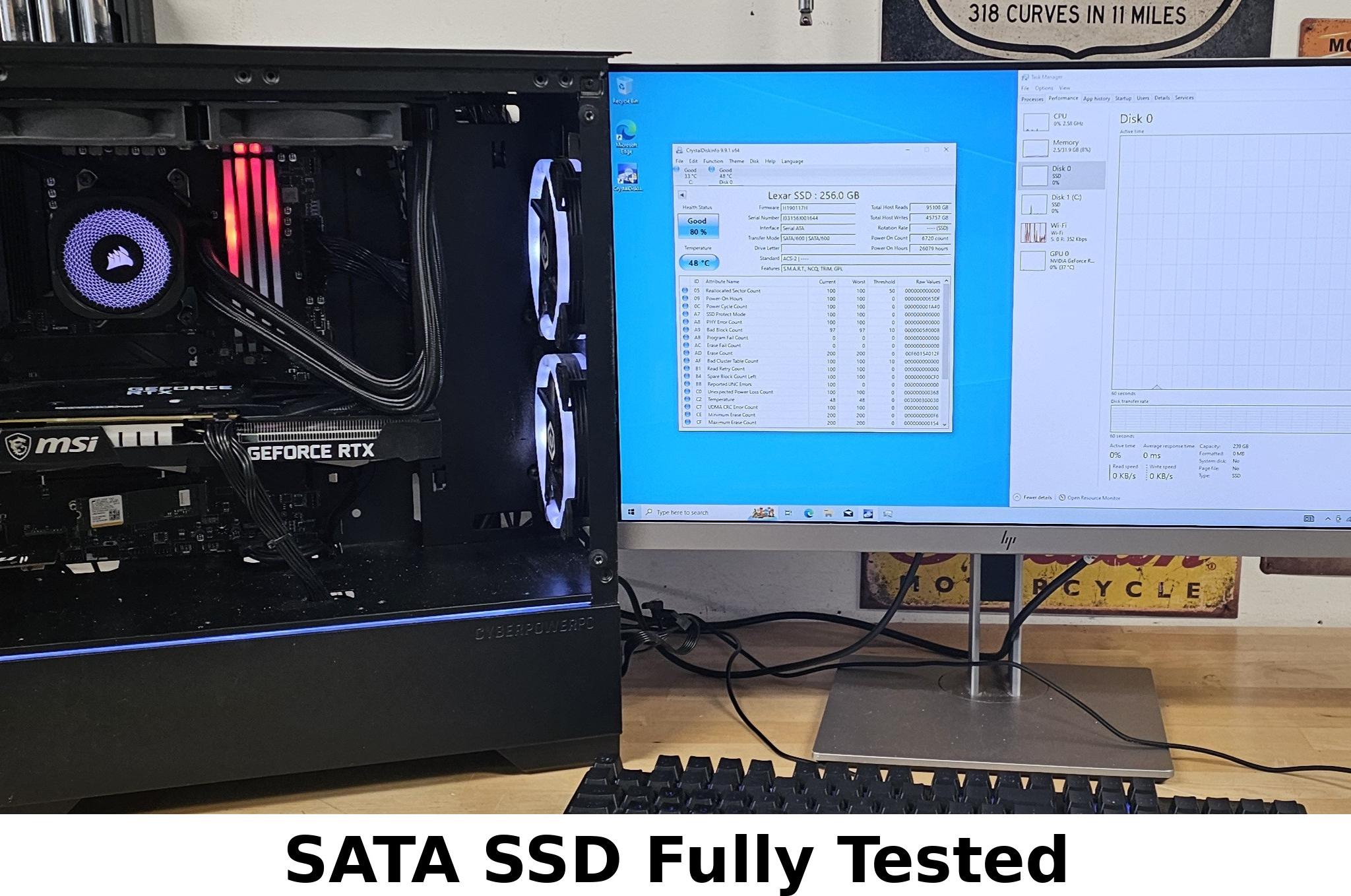 256GB 2.5" SATA SSD Lexar NS100