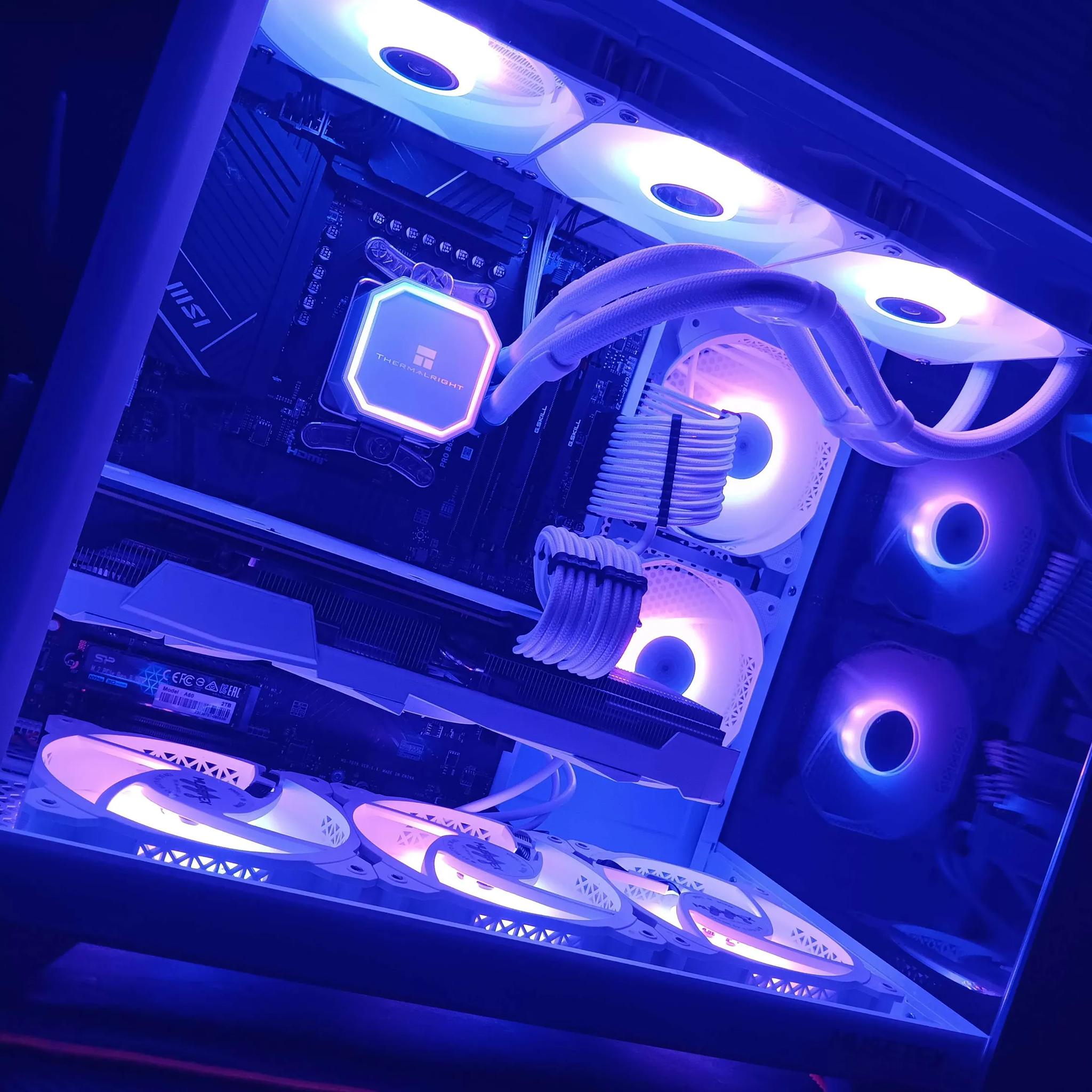 "Yin/Yang" RGB Gaming PC |Ryzen 5 7600x|360mm AIO|RTX 3070|B650-P|32GB DDR5|2TB SSD|WIFI WIN10