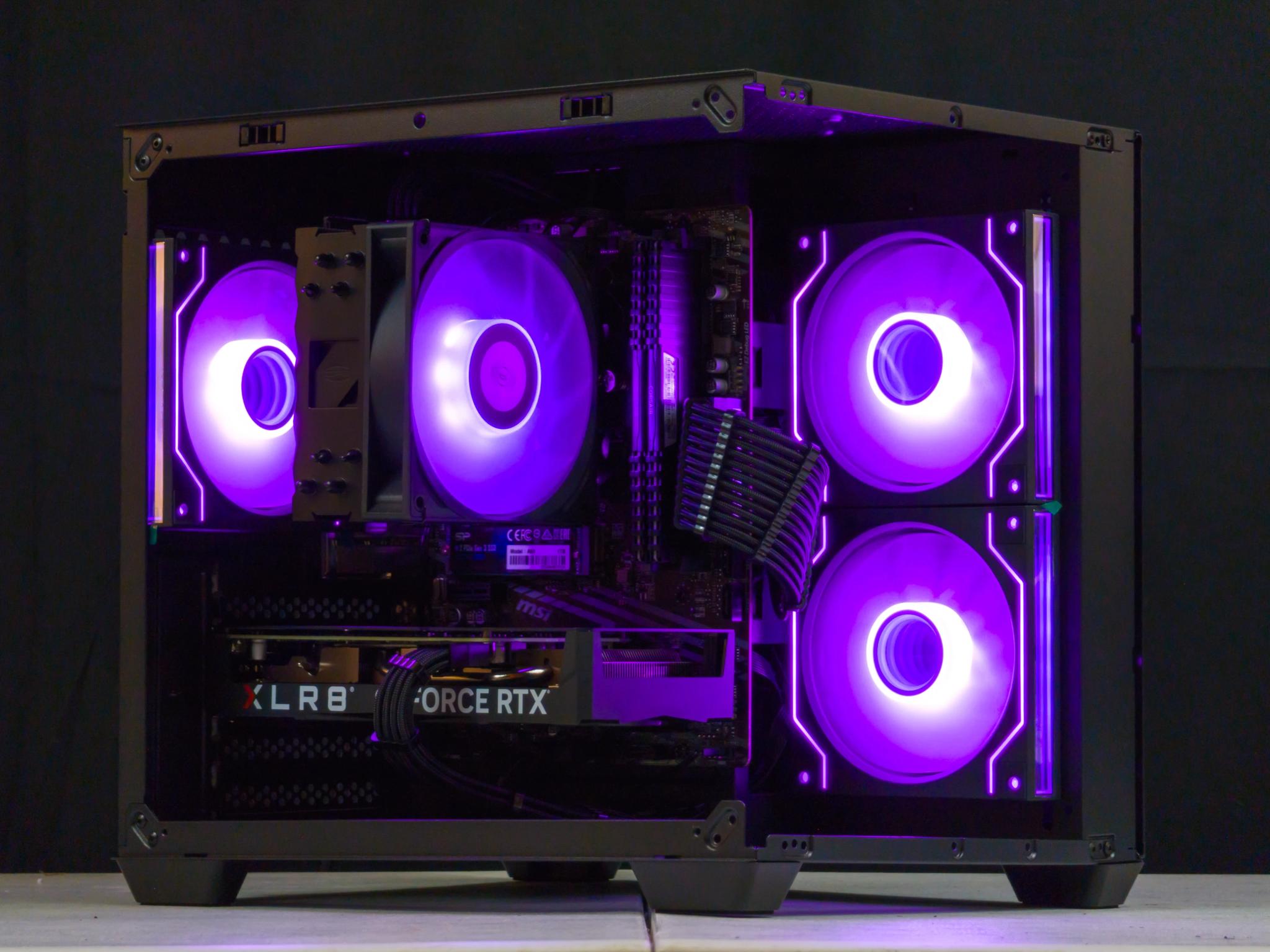 💜🖤 RTX 4060 / Ryzen 5 5500 / 32GB Gaming PC 🖤💜