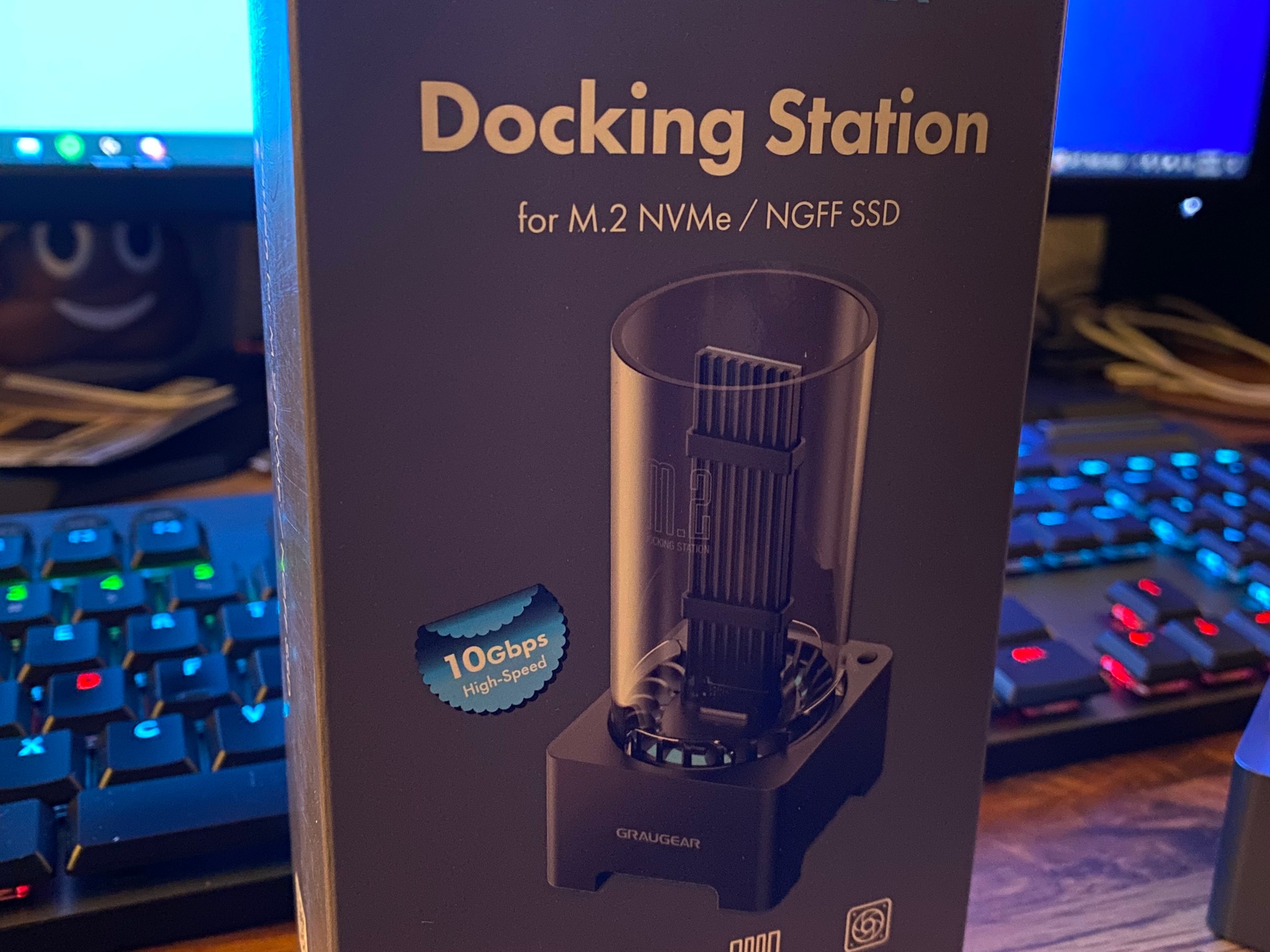 Bundle: Western Digital 3.84TB m.2 NVMe 22110 SSD + 10Gbps Docking Station w/Fan