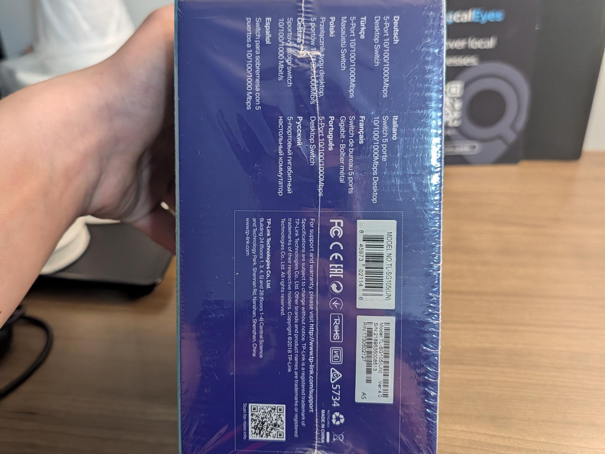 tp-link 5-port Gigabit desktop switch (TL-SG105)