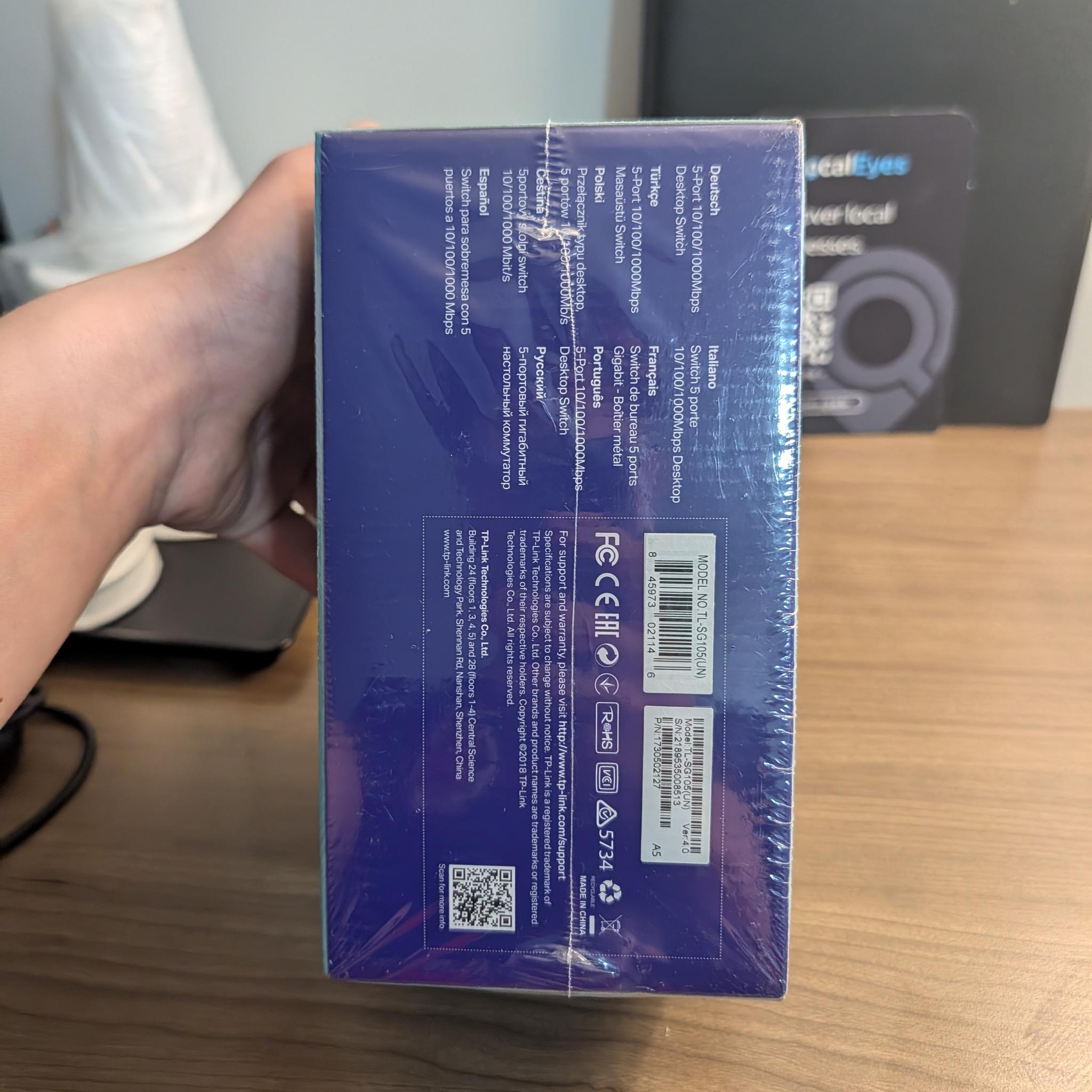 tp-link 5-port Gigabit desktop switch (TL-SG105)