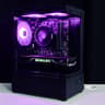 💜☂️🖤 Black Gaming PC - GTX 1070 / Ryzen 7 2700 / 16GB Ram / 1TB HDD / WIFI + BT 💜☂️🖤