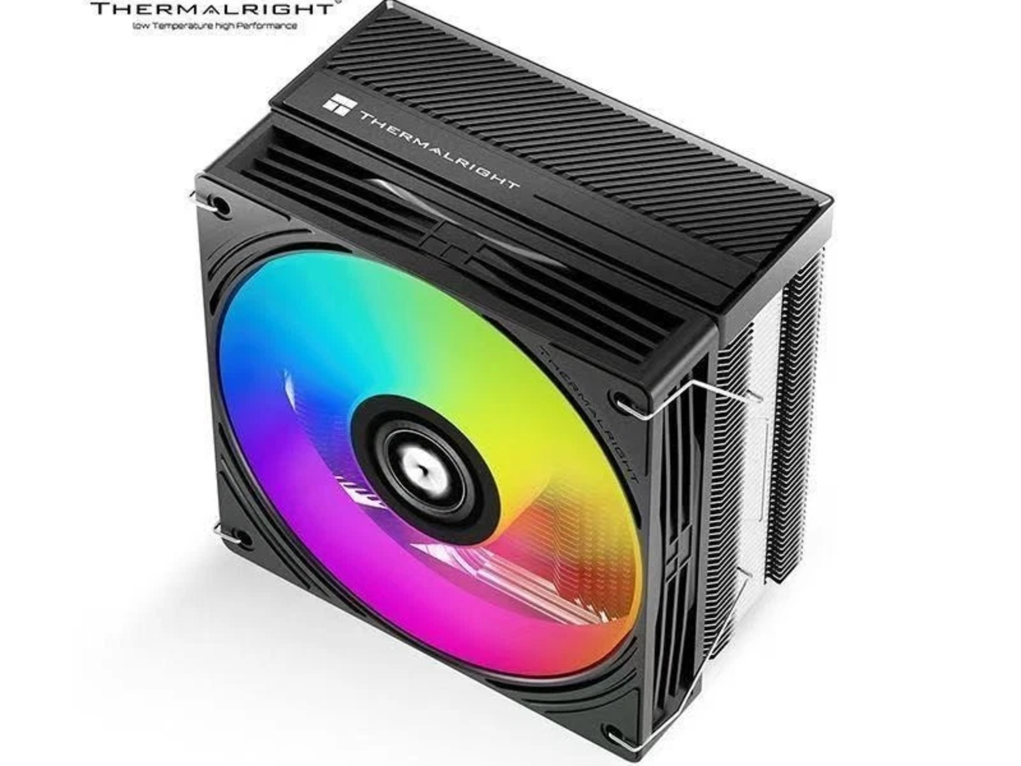 Thermalright AX120-S BLACK CPU Air Cooler AM4 AM5 4 Heat Pipes Black ARGB