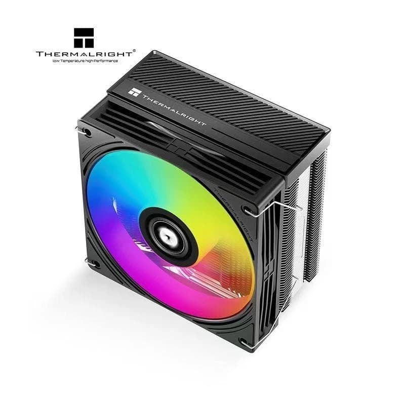 Thermalright AX120-S BLACK CPU Air Cooler AM4 AM5 4 Heat Pipes Black ARGB
