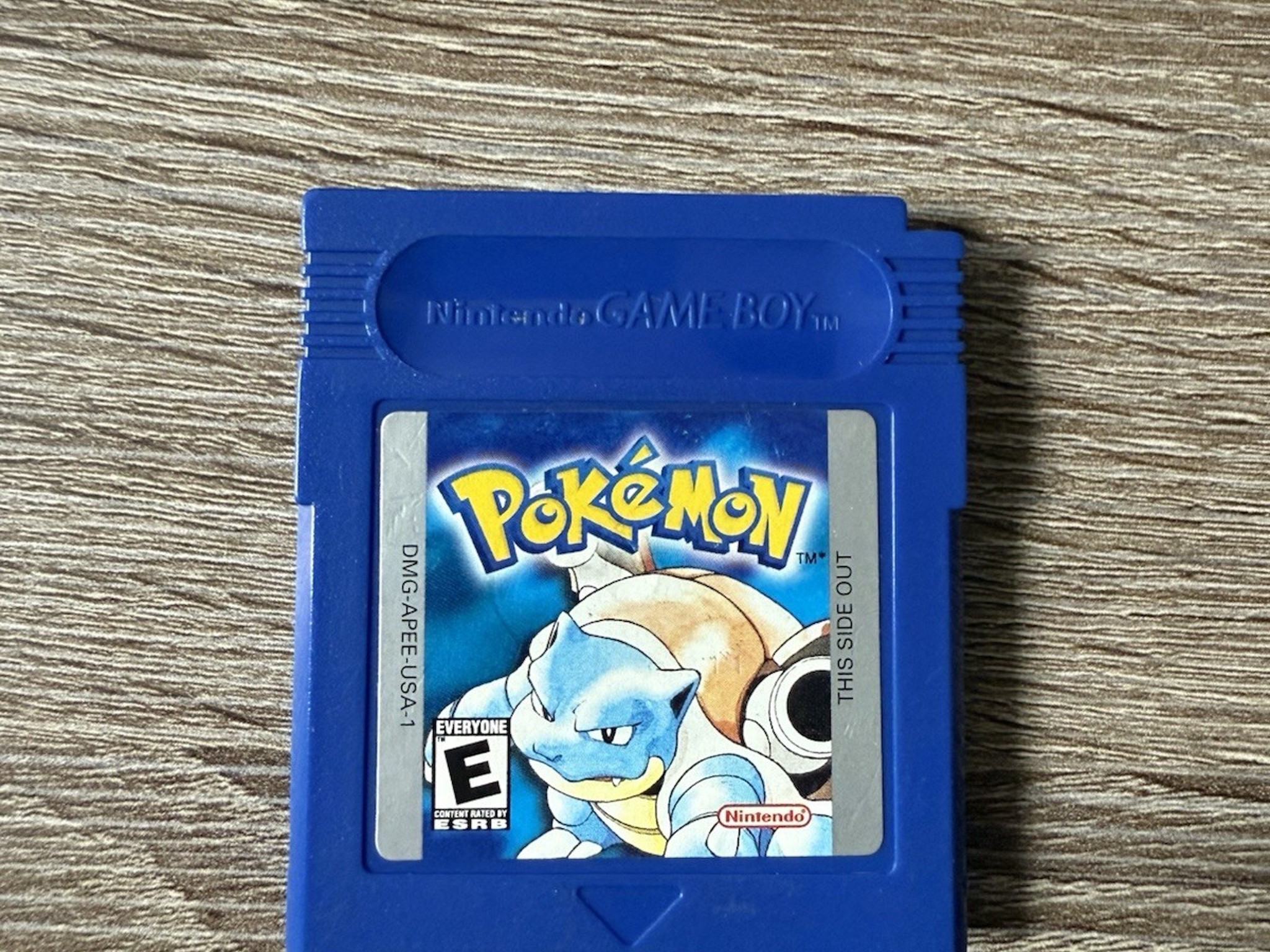 Pokemon Blue Version - Game Catridge - Nintendo Game Boy
