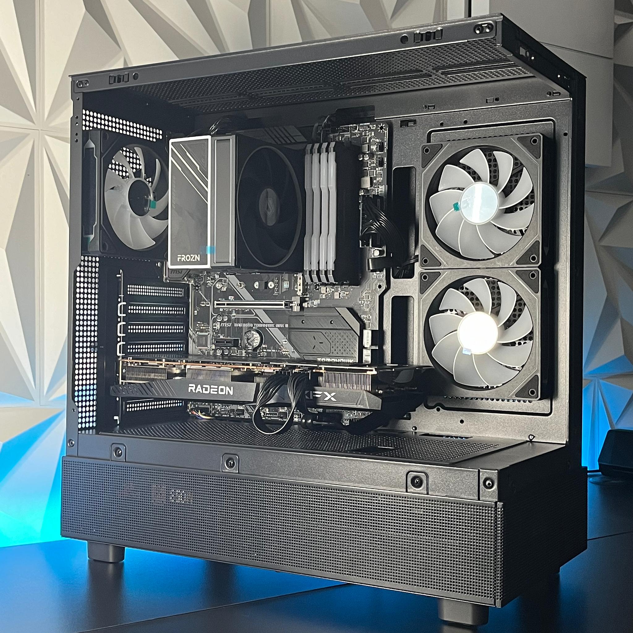 RX 6700 10GB, Ryzen 7 5800X, 32GB RAM | Black RGB Gaming Computer/PC