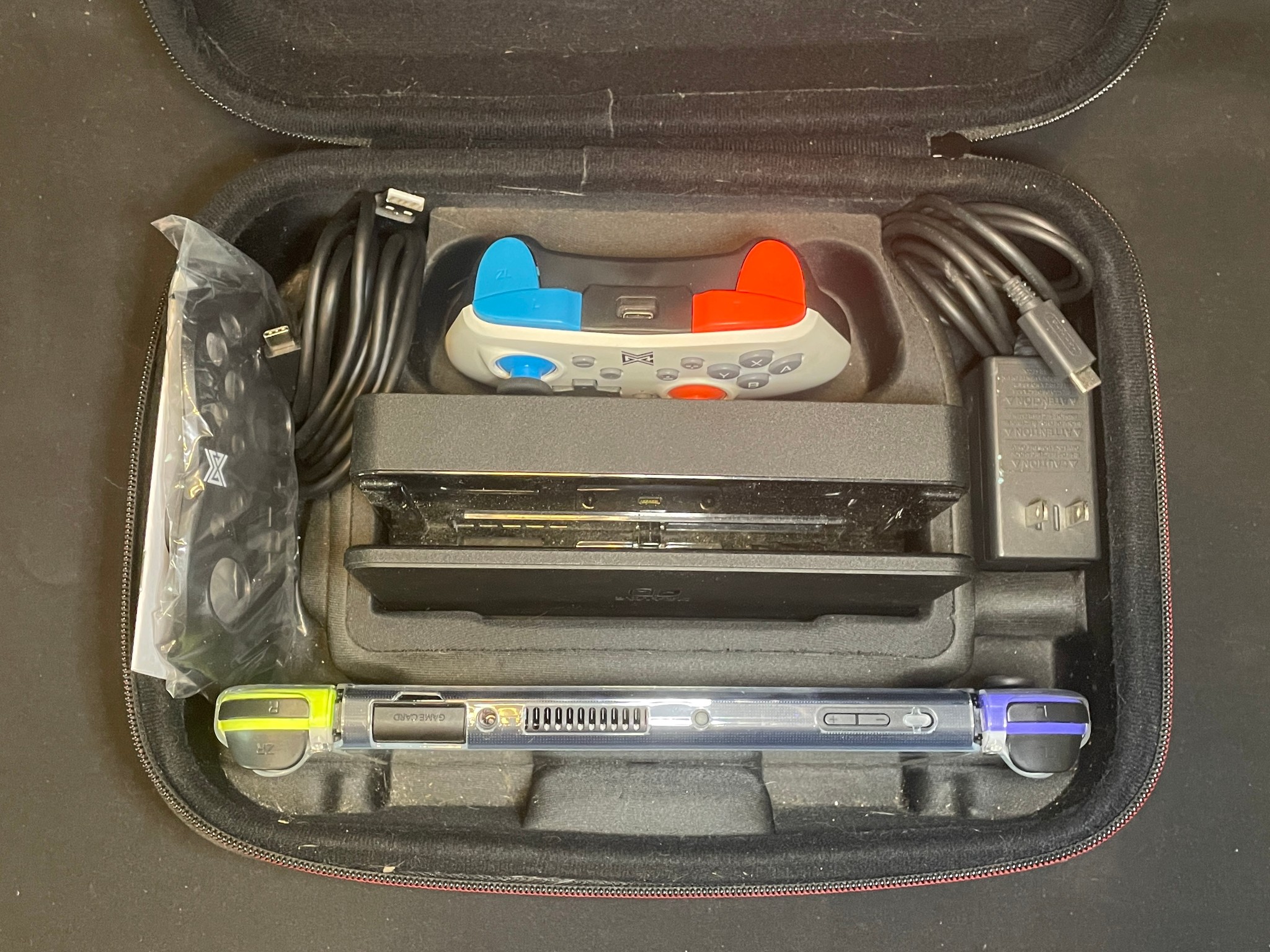 Nintendo Switch OLED With Travel Case Controller And Accessories