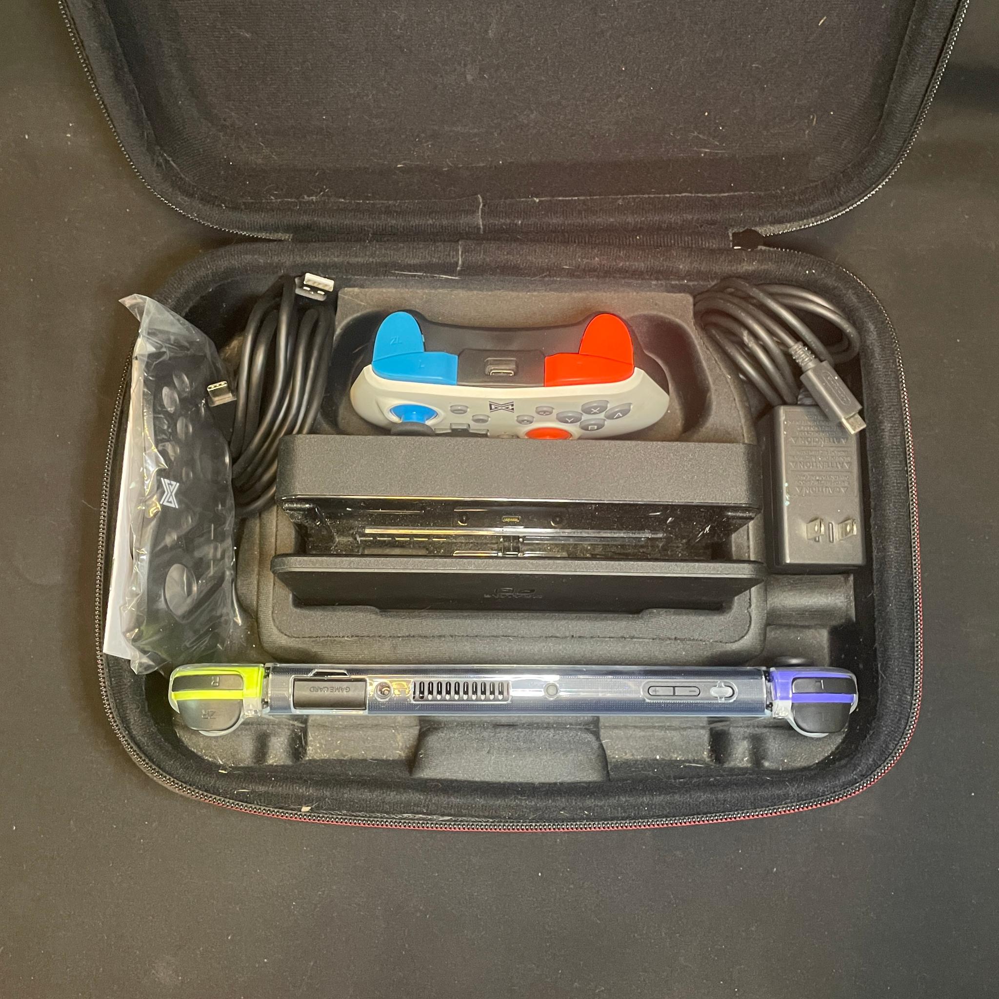 Nintendo Switch OLED With Travel Case Controller And Accessories