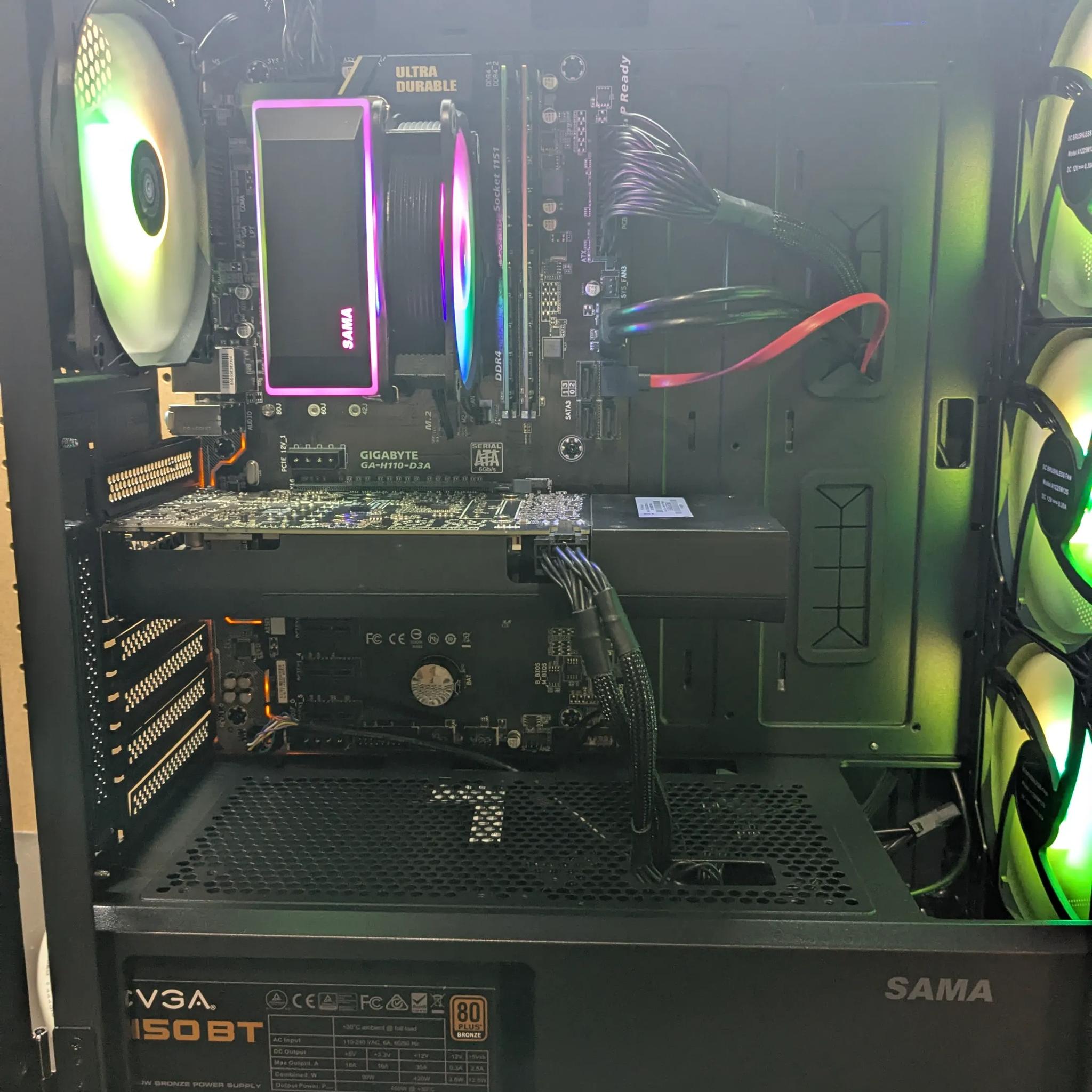 120 FPS Fortnite | 180 Day Warranty | i5-6600, 16GB RAM, 512GB SSD, GTX 1060 6GB, RGB, Win10, Wifi