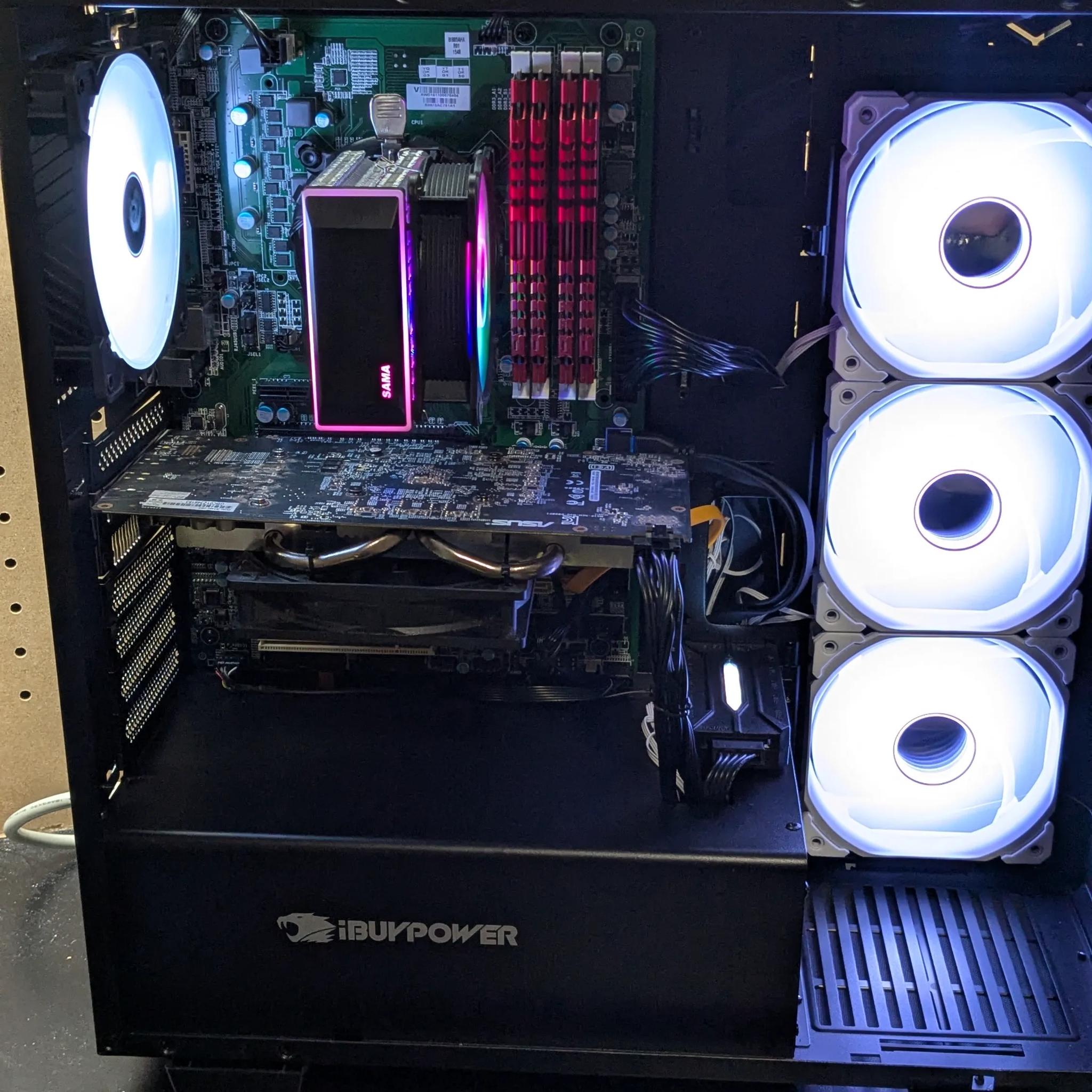 Marvel Rivals Ready | Xeon (same as i7) , 16GB RAM, RX 480 8GB, 500GB SSD, Win10, RGB, Wifi